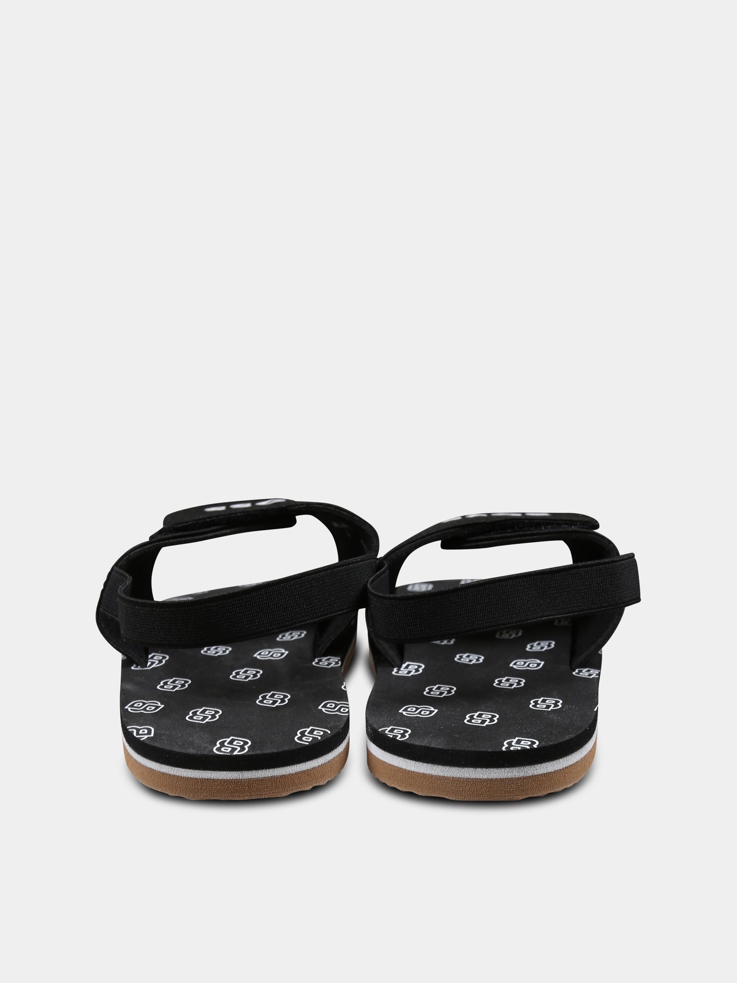 Sandali neri per bambino con logo,Boss,J52156 09B