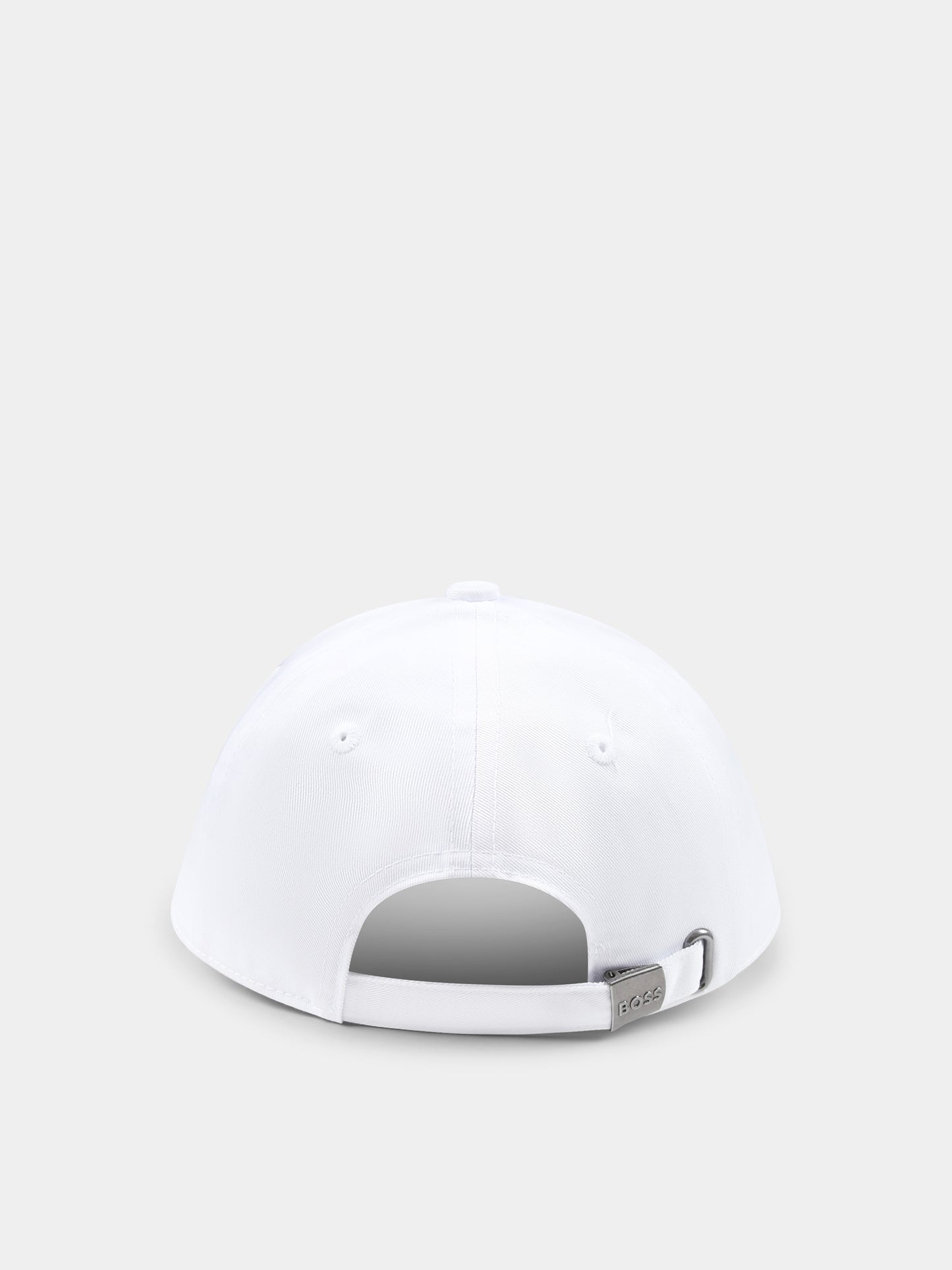 Cappello bianco per bambino con logo,Boss,J51691 10P