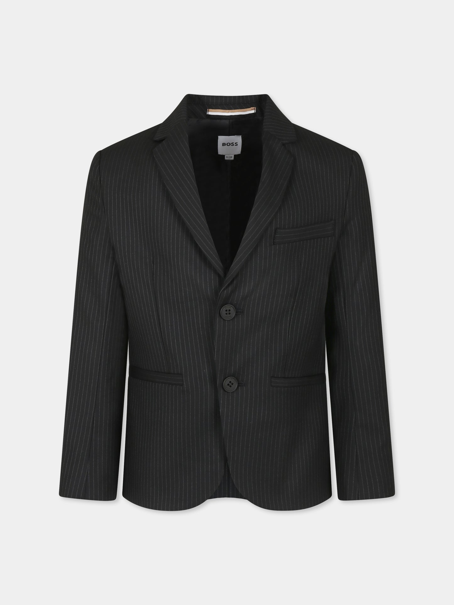 Giacca nera per bambino,Boss,J52067 09B