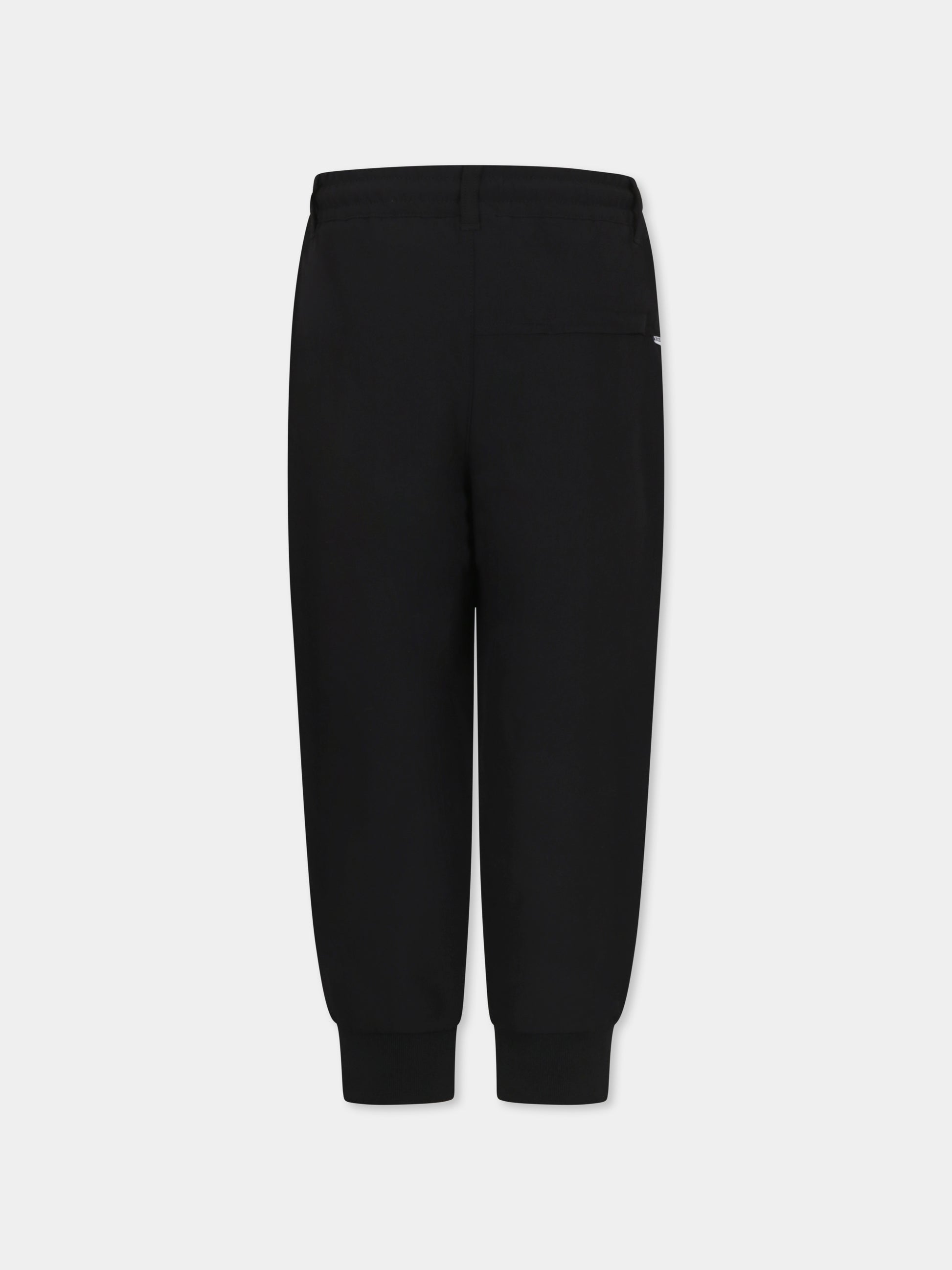 Pantaloni neri per bambino con logo,Boss,J51956 09B