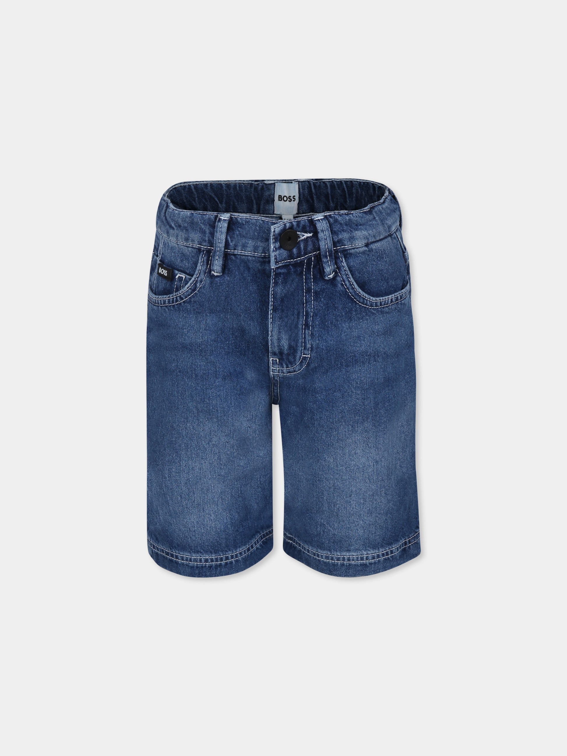 Shorts denim per bambino,Boss,J51994 Z07