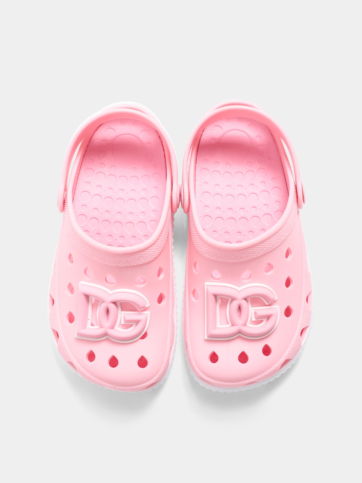 Sabot rosa per bambina con logo,Dolce & Gabbana Kids,DN0213 AT079 80400