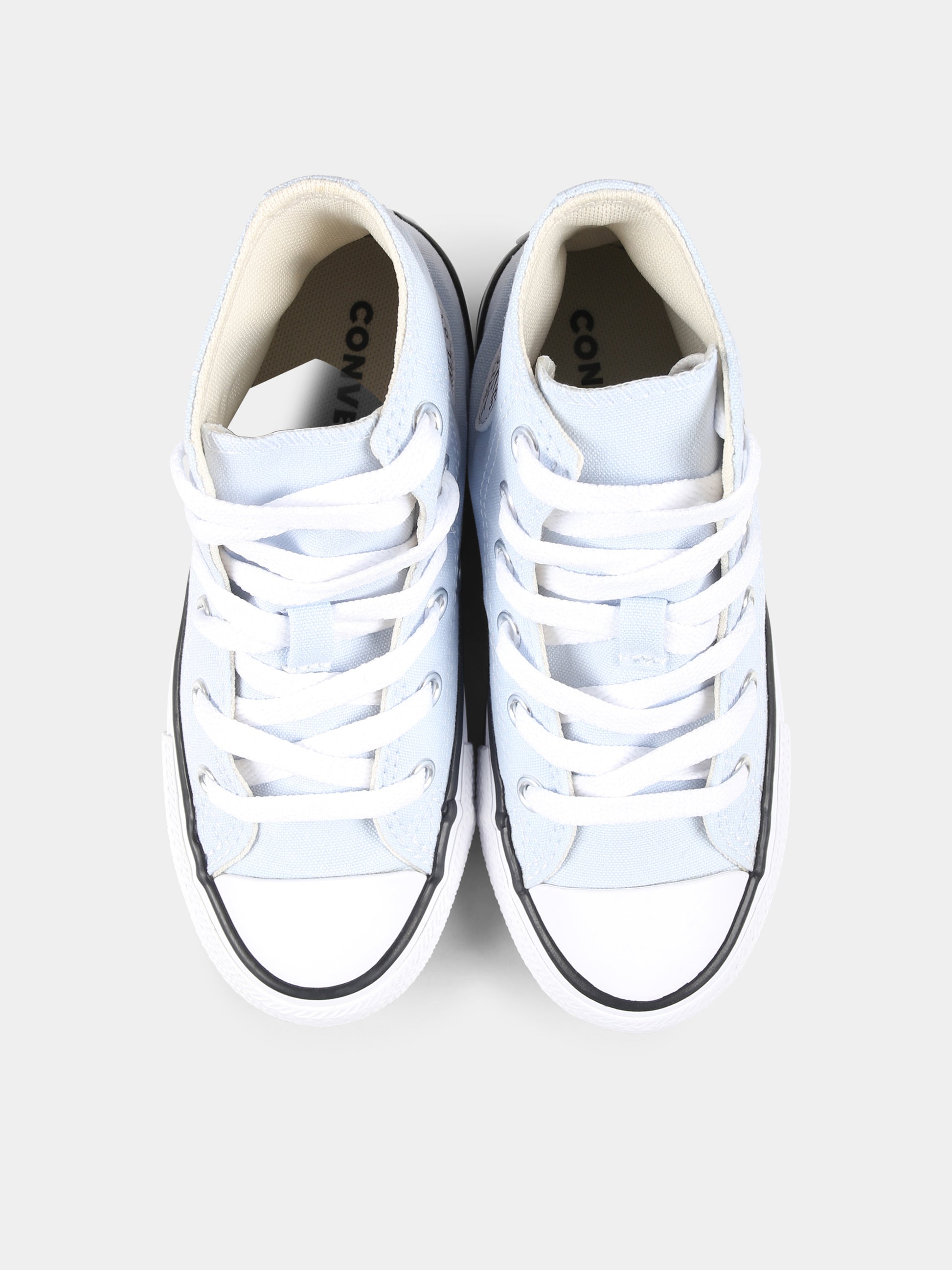 Sneakers Chuck Taylor All Star celesti per bambini,Converse,A12637C BLUE SUPERMOON