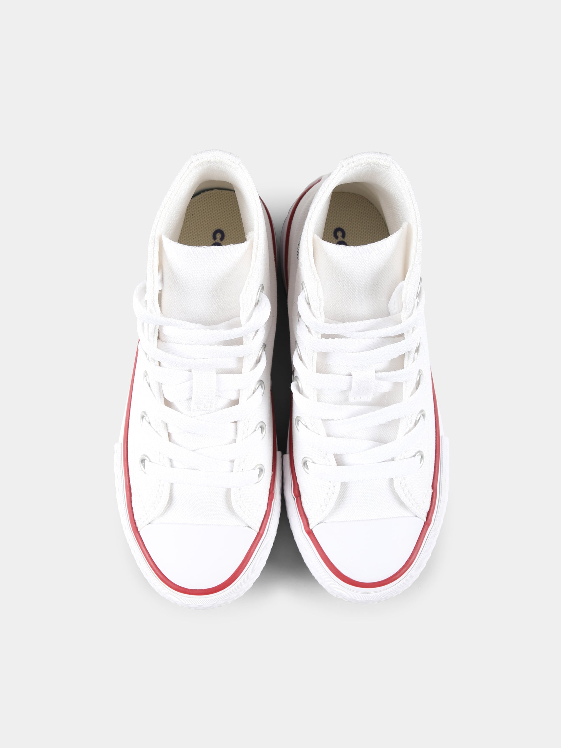 Sneakers Chuck Taylor All Star bianche per bambini,Converse,372860C BIANCO