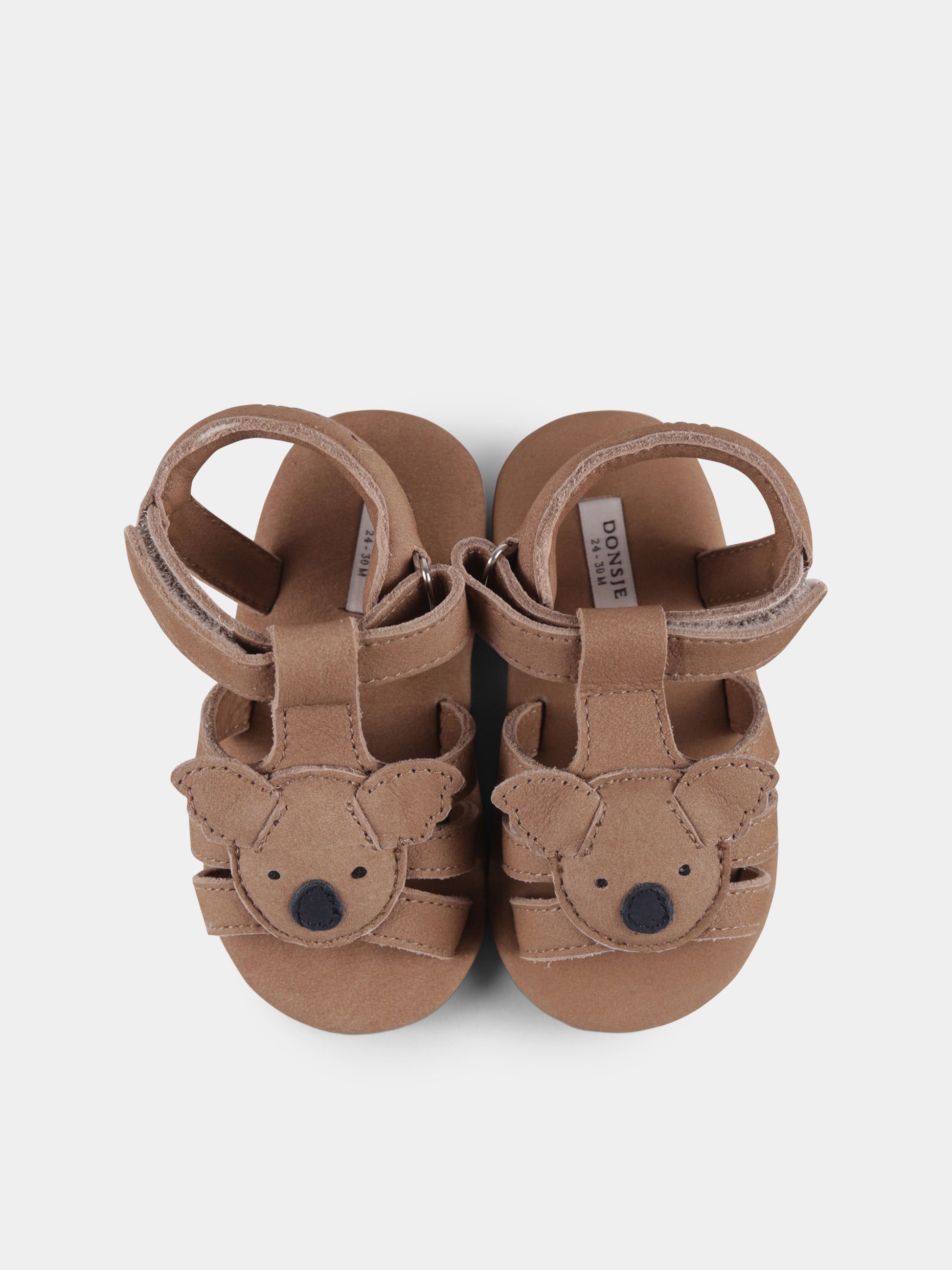 Sandali marroni per neonato con koala,Donsje,1039601 NL127