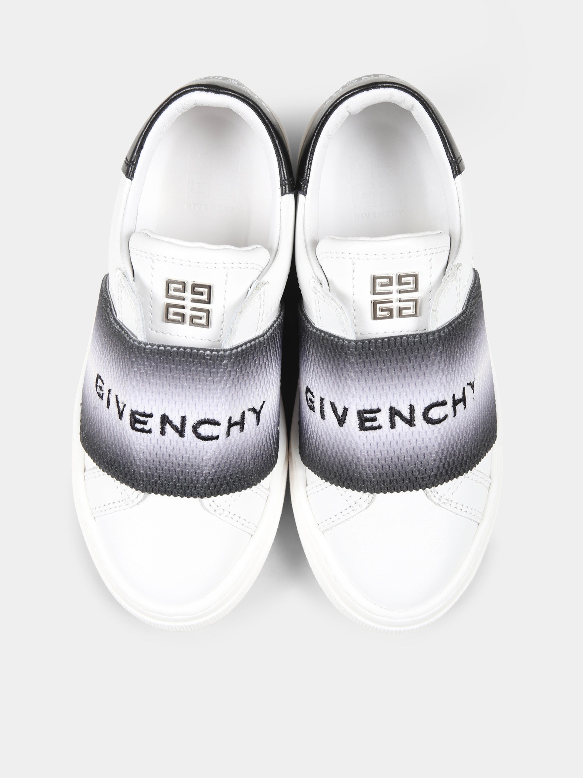 Sneakers bianche per bambini con logo,Givenchy Kids,H30673 09B