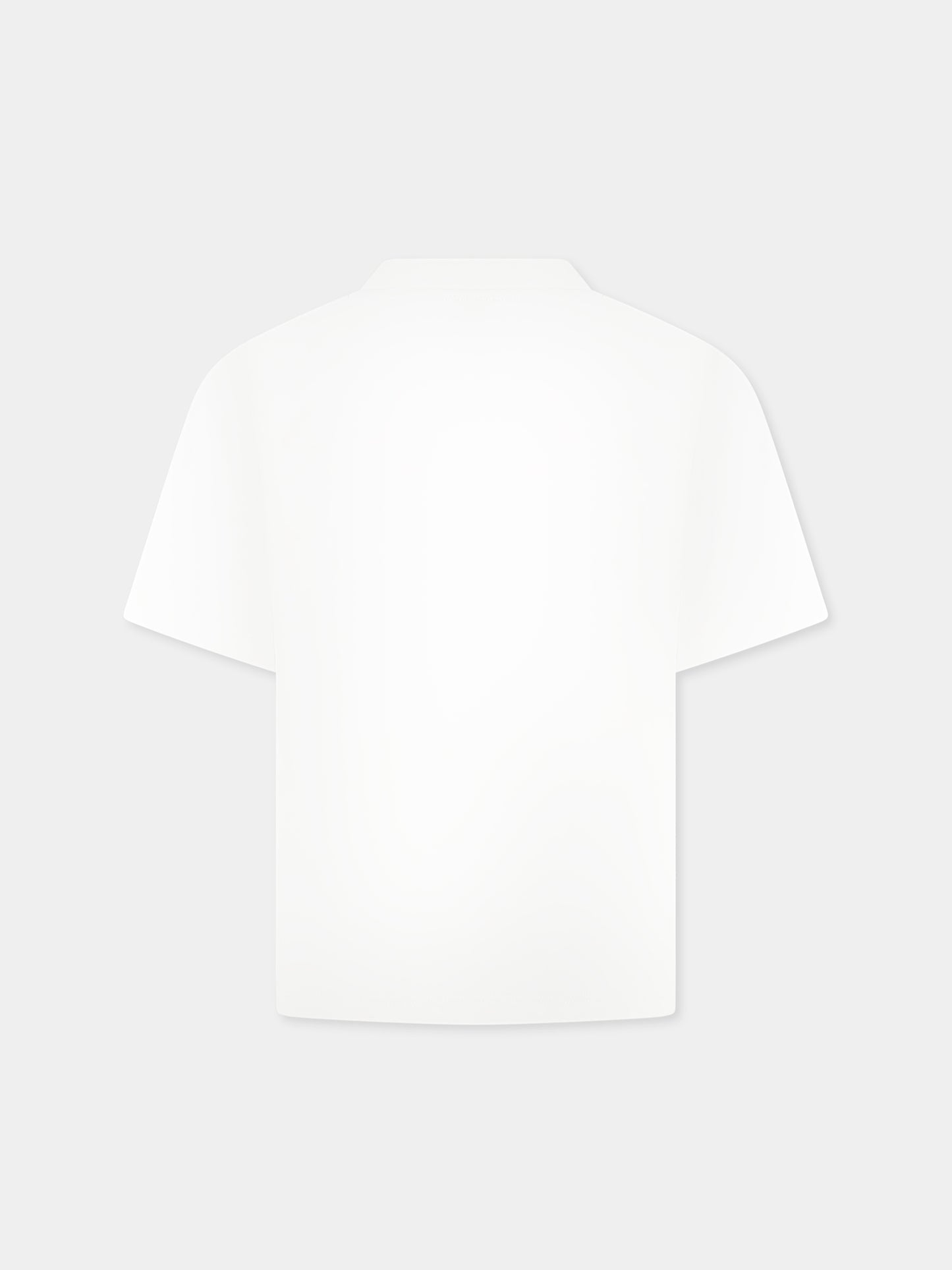 Ivory t-shirt for boy with logo