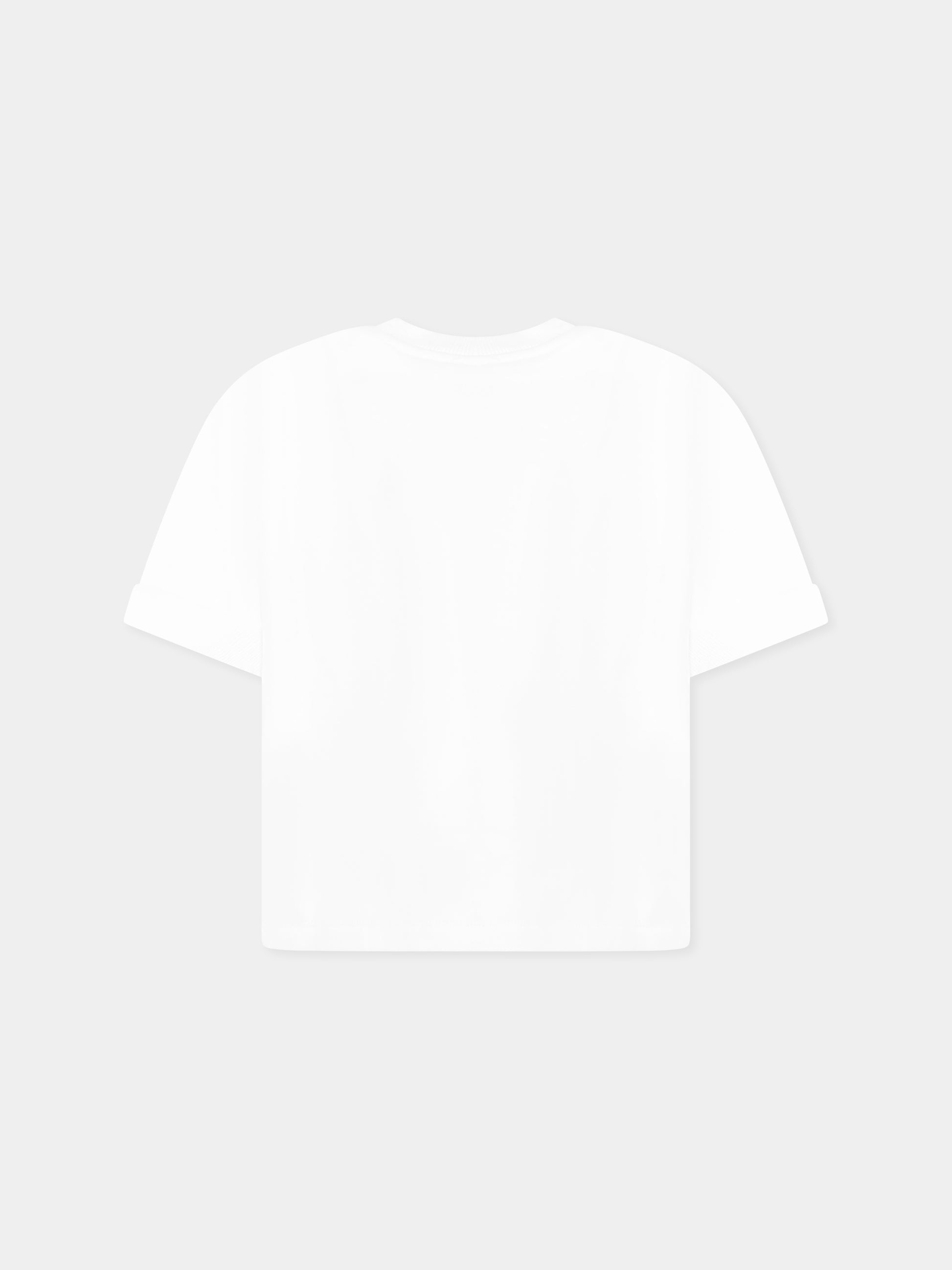 Felpa bianca per bambina con ciliegie,Bonpoint,S05GSWK00010 102