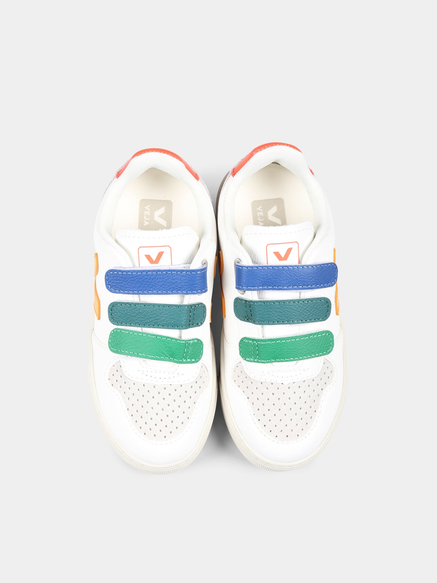 Sneakers bianche per bambini con logo,Veja,CV0520612C