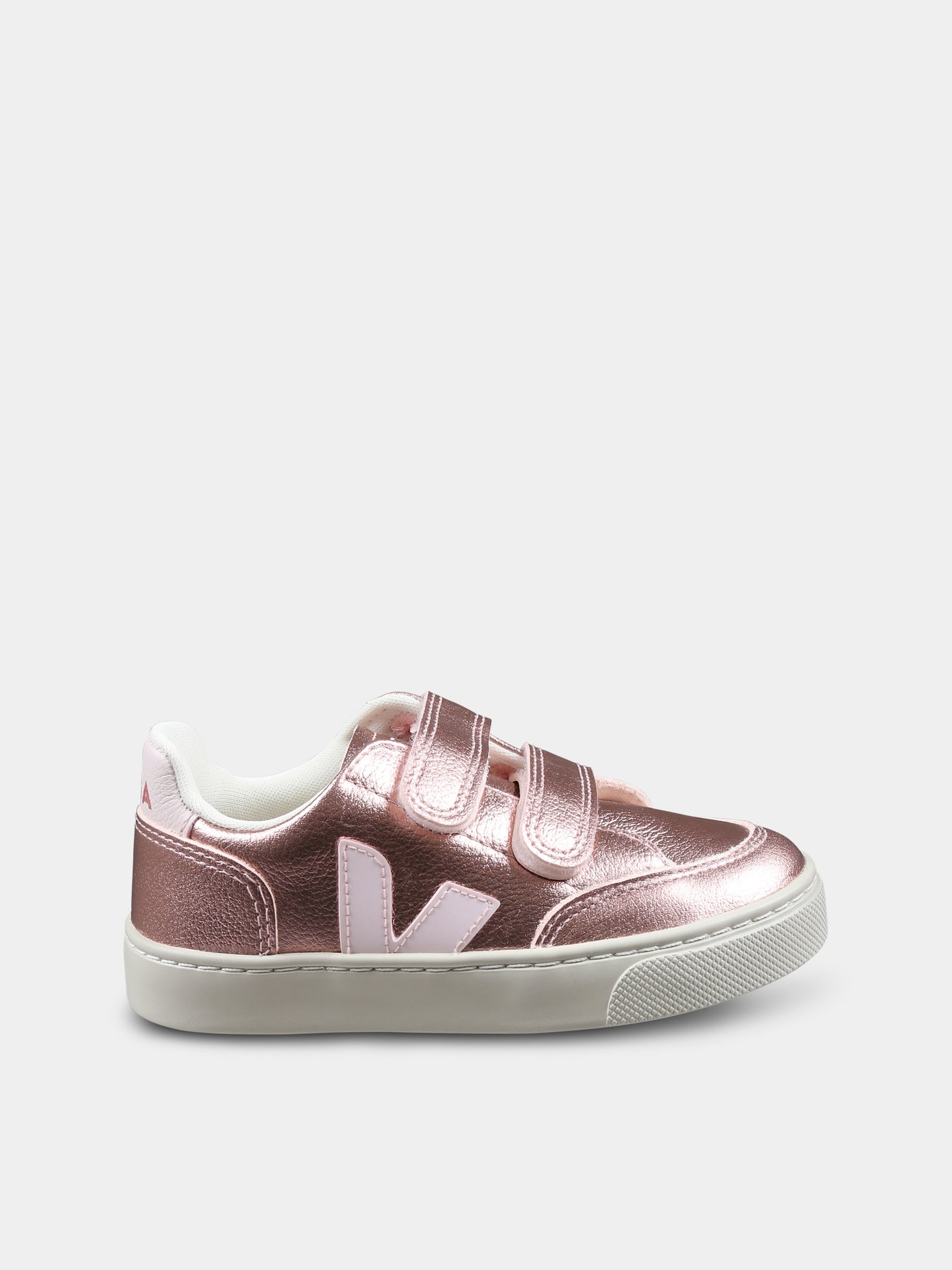Pink sneakers for girl with logo