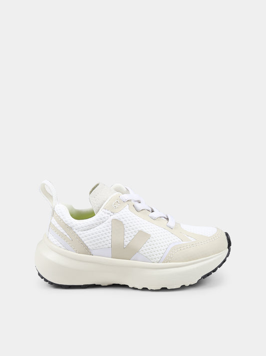 Sneakers bianche per bambini con logo,Veja,YL1803432C