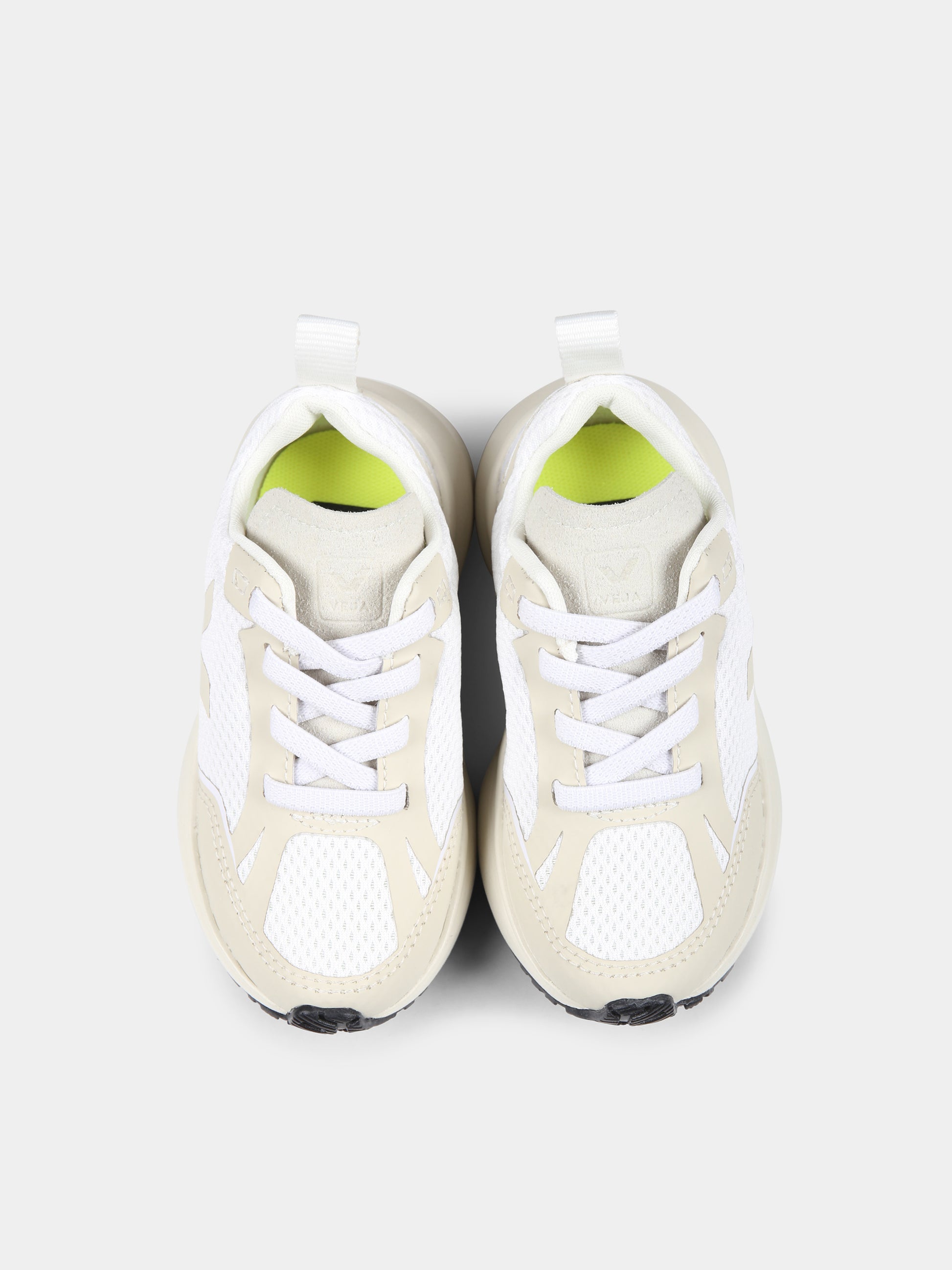 Sneakers bianche per bambini con logo,Veja,YL1803432C