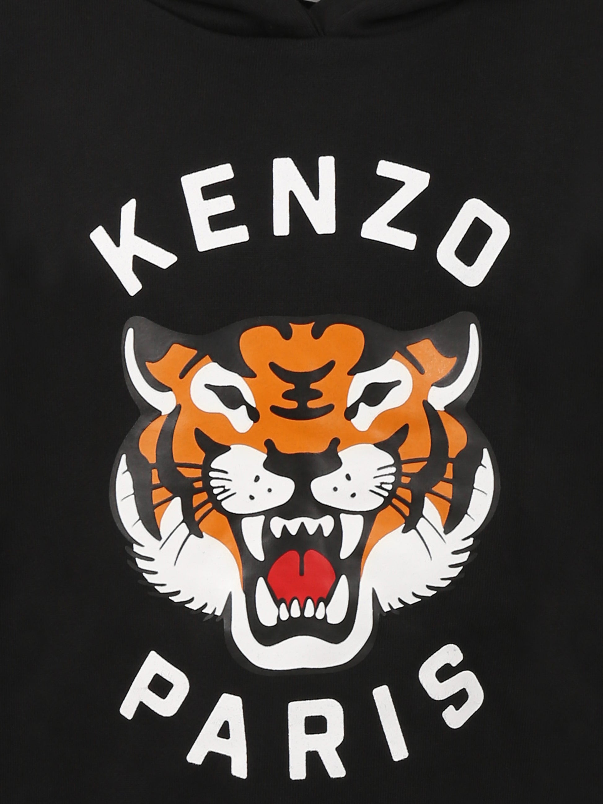 Felpa grigia per bambini con Lucky Tiger,Kenzo Kids,K61124 095