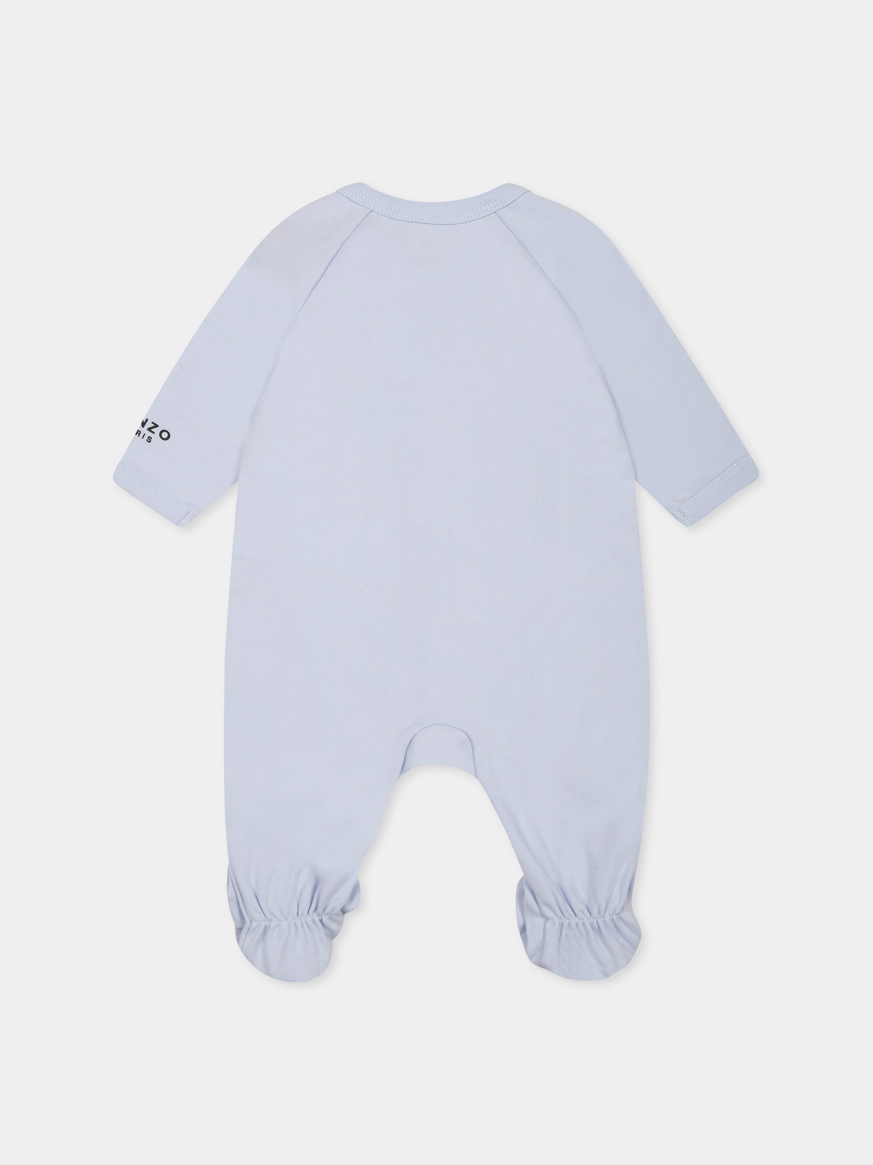 Set tutine celeste per neonato con tigre Kotora,Kenzo Kids,K60869 771