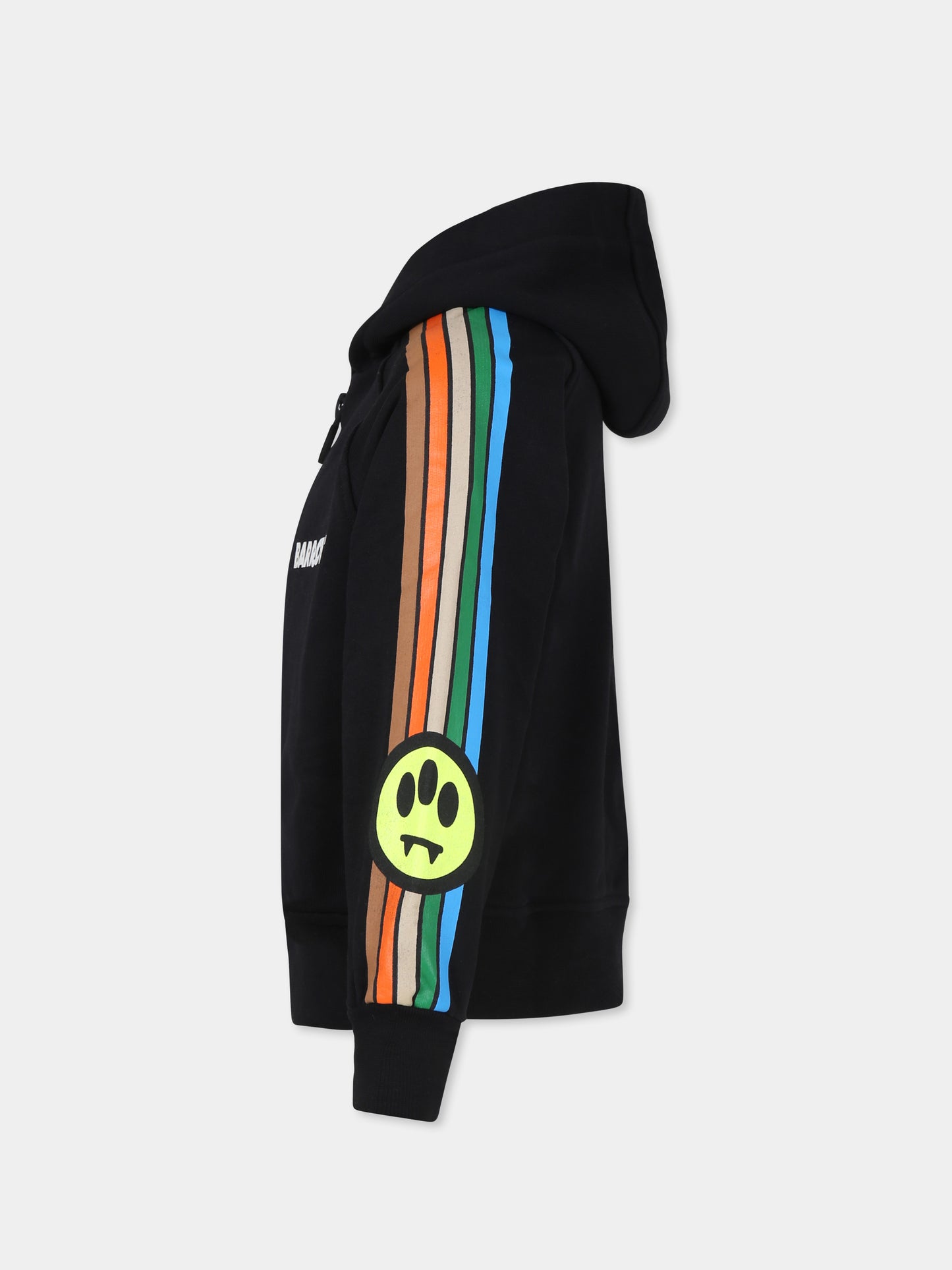 Felpa nera per bambini con smile,Barrow,S4BKJUZH015 110