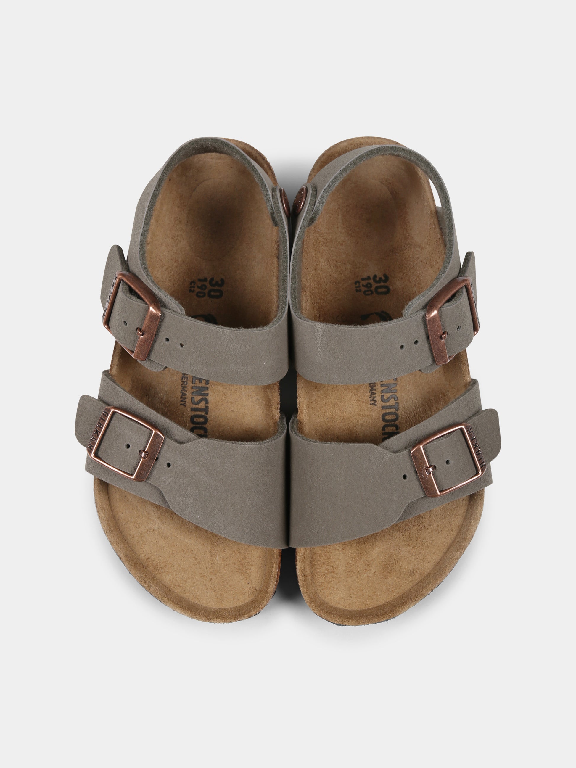 Sandali New York marroni per bambino,Birkenstock,1029747 NEW YORK