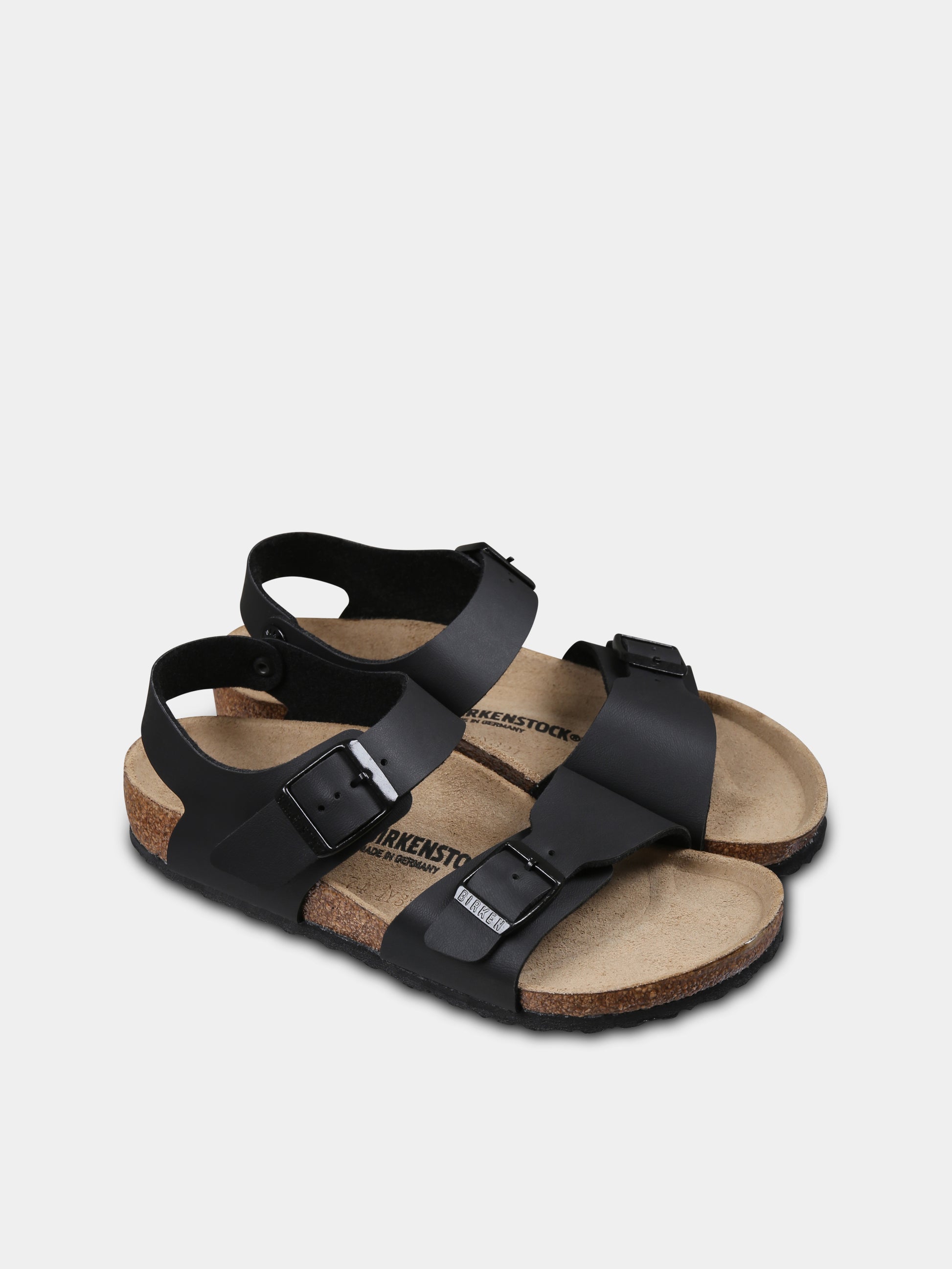 Sandali neri New York per bambino,Birkenstock,187603 NEW YORK