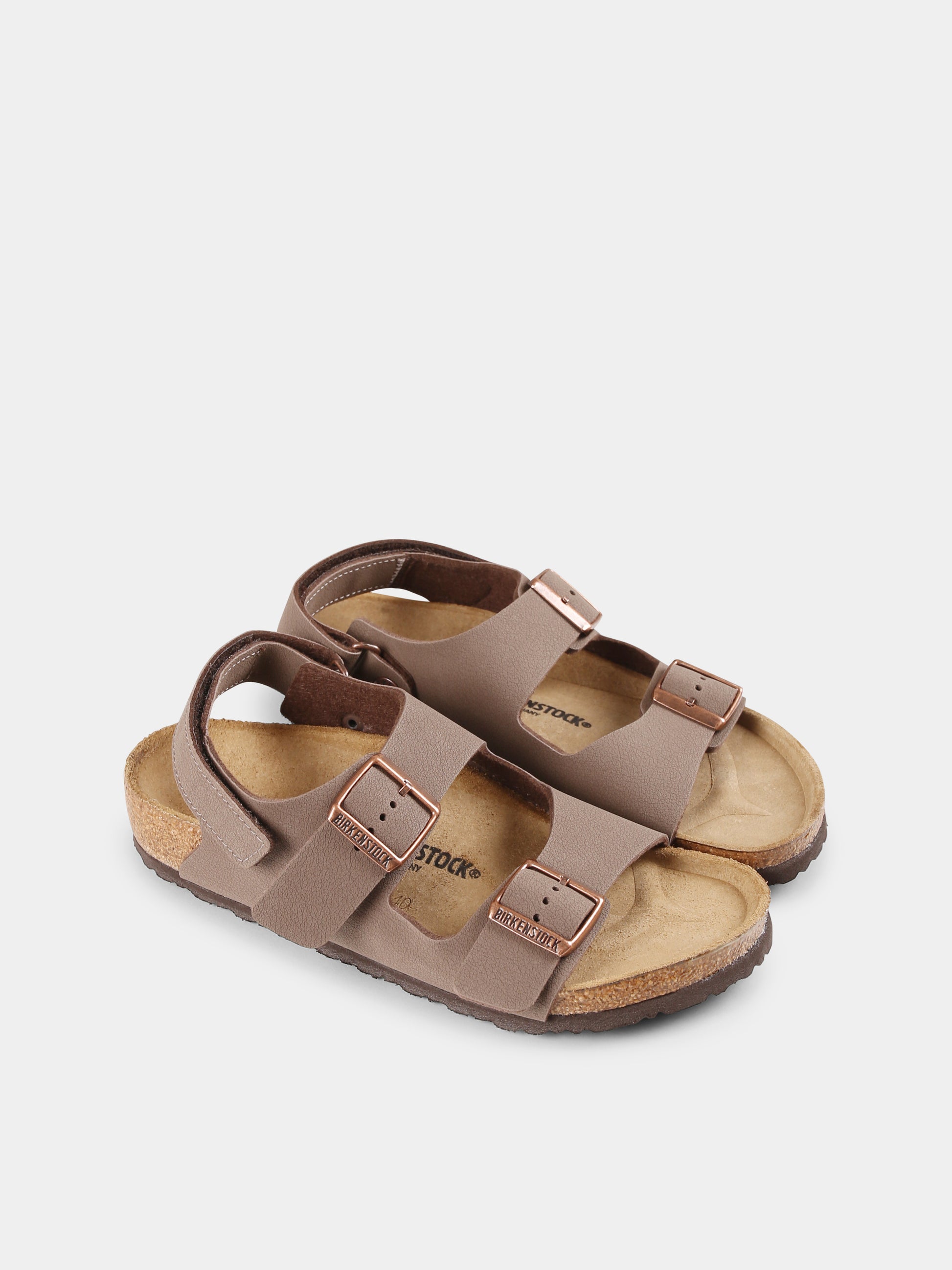 Sandali MIlano marroni per bambino,Birkenstock,1029474 MILANO