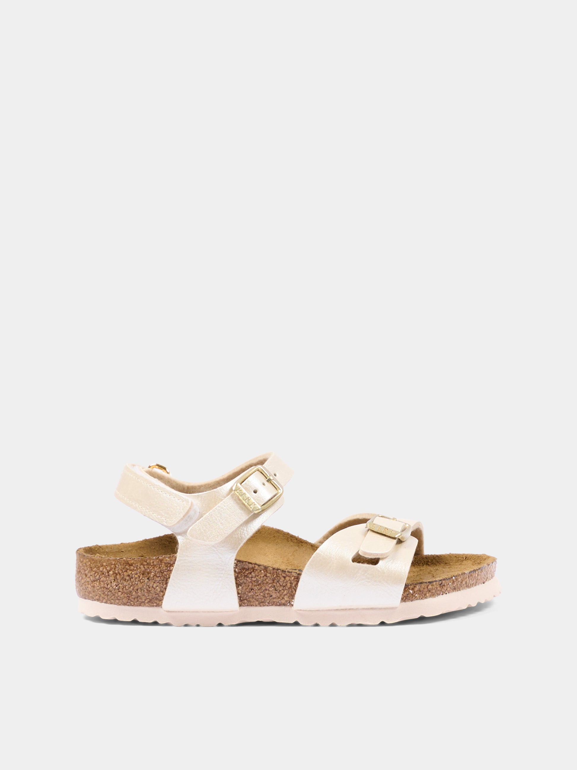Sandali bianchi Milano per bambina,Birkenstock,1029570 RIO