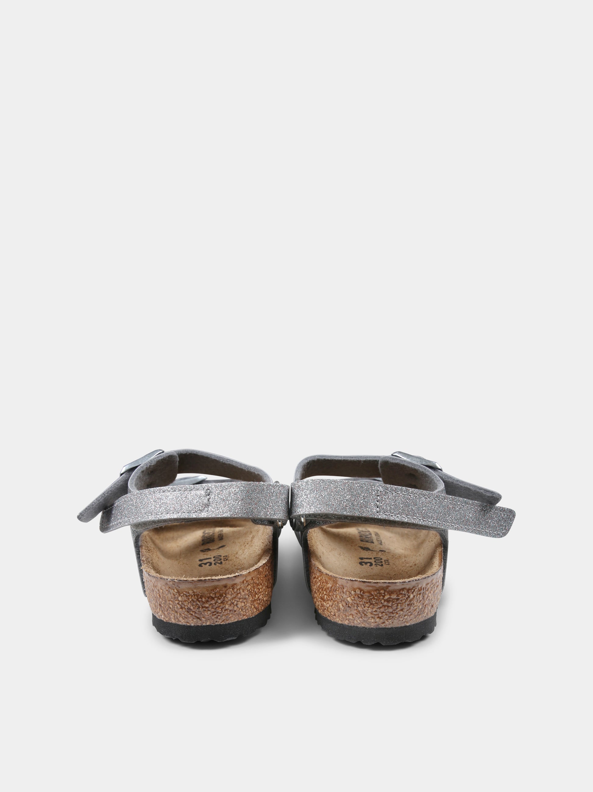 Sandali Rio argento per bambina,Birkenstock,1029477 RIO