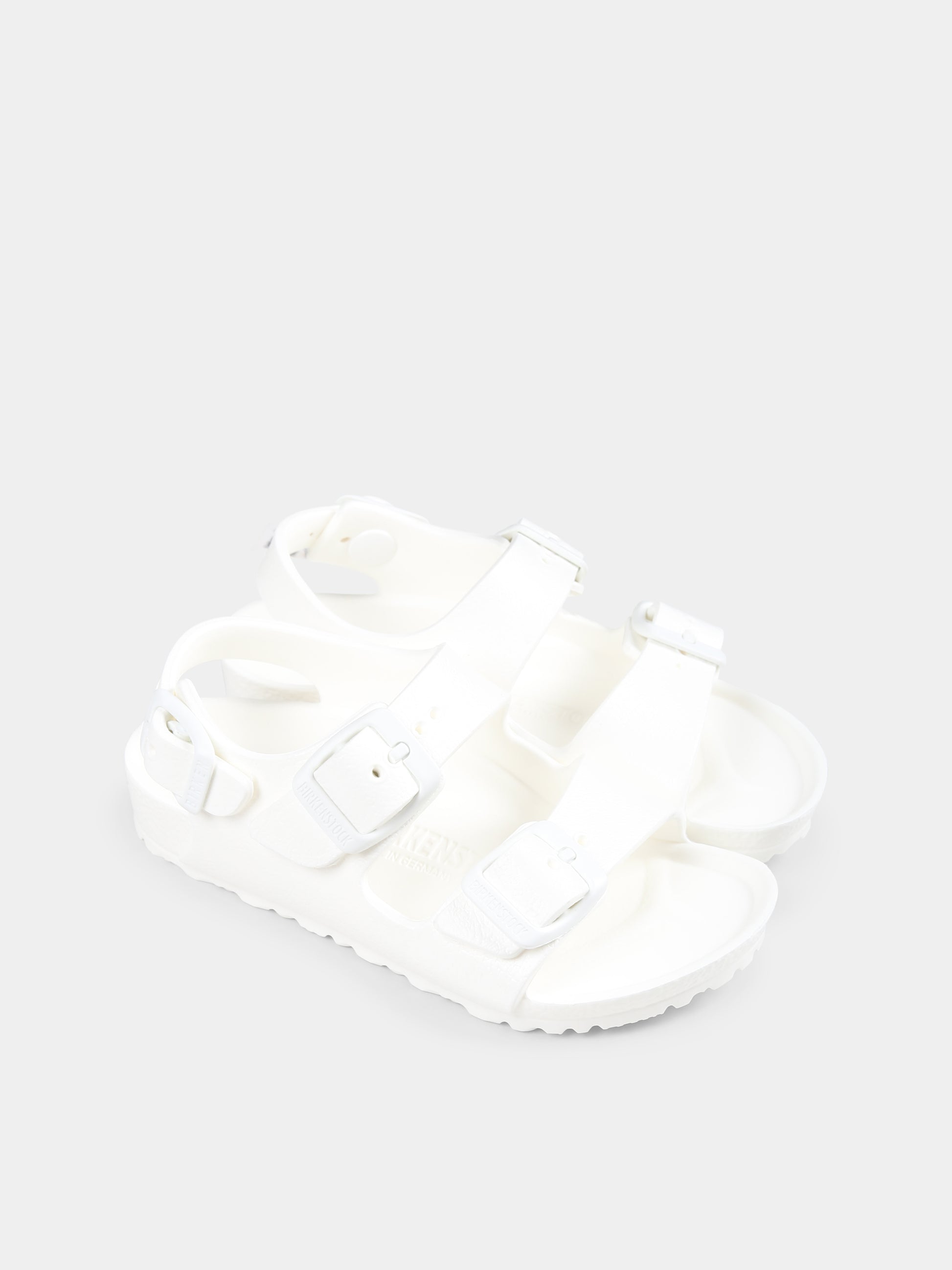 Sandali bianchi Milano EVA Kids per bambini con logo,Birkenstock,1019458 MILANO GOMMA