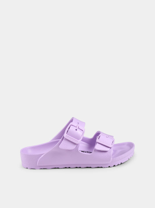 Sandali viola Arizona Eva kids per bambina con logo,Birkenstock,1029555 ARIZONA EVA