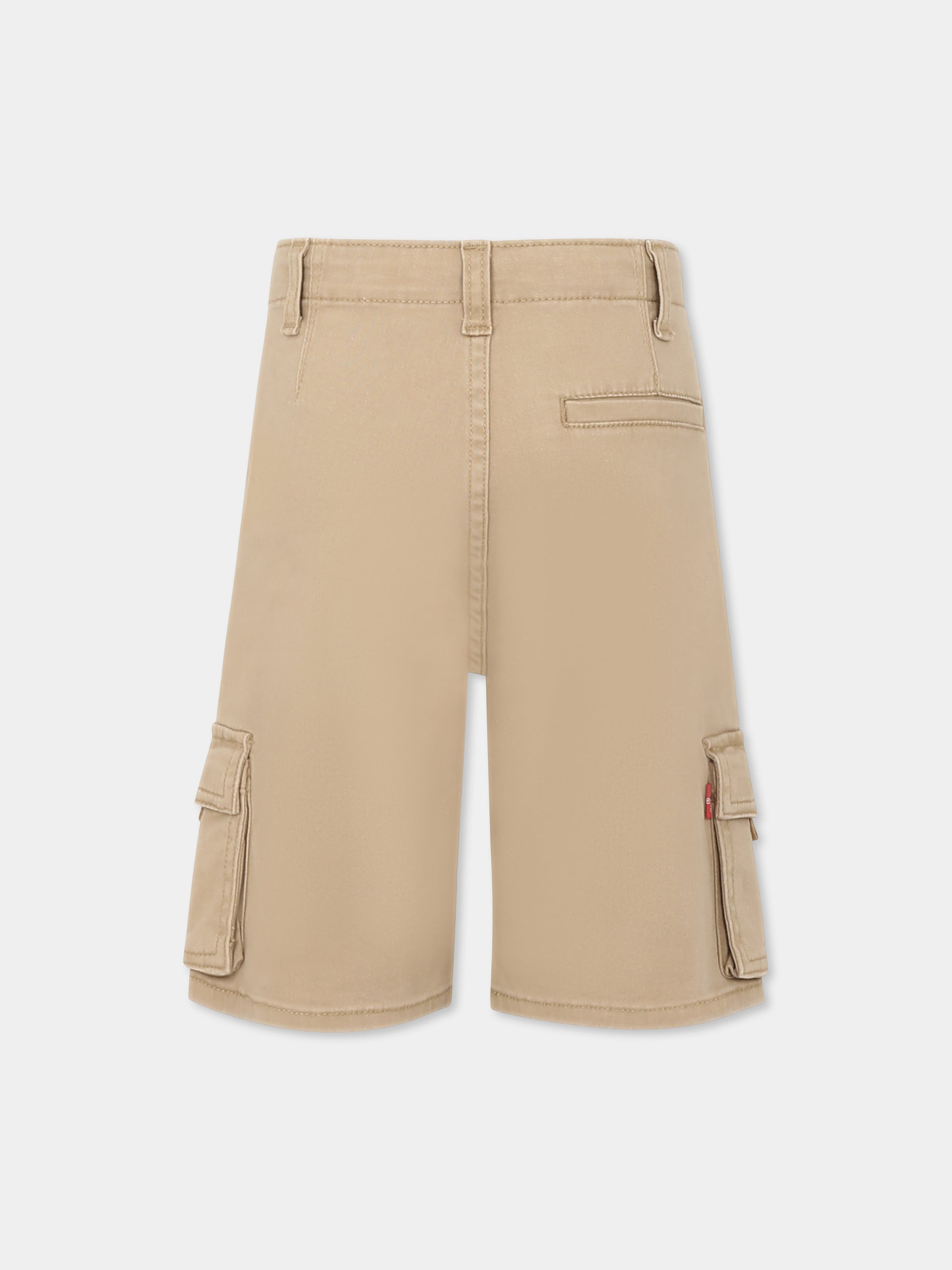 Shorts beige per bambino,Levi's Kids,M381 Y16