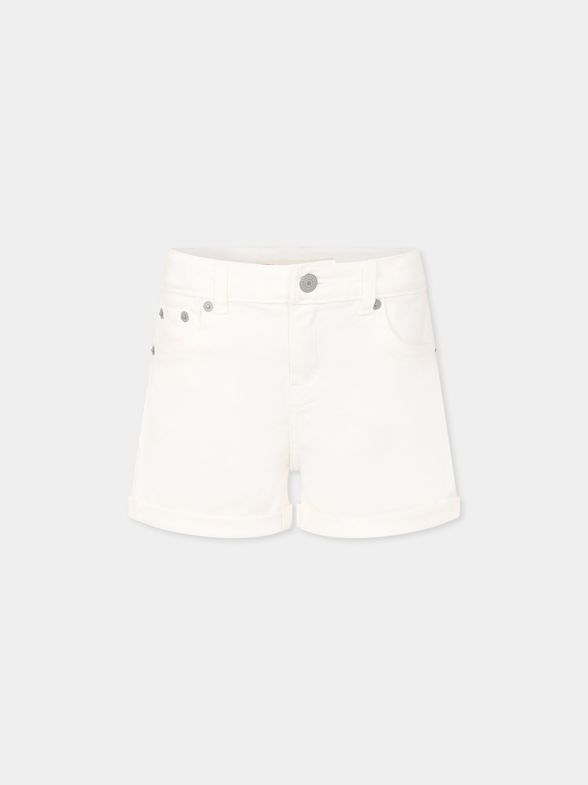 Shorts bianchi per bambina,Levi's Kids,H272 X38
