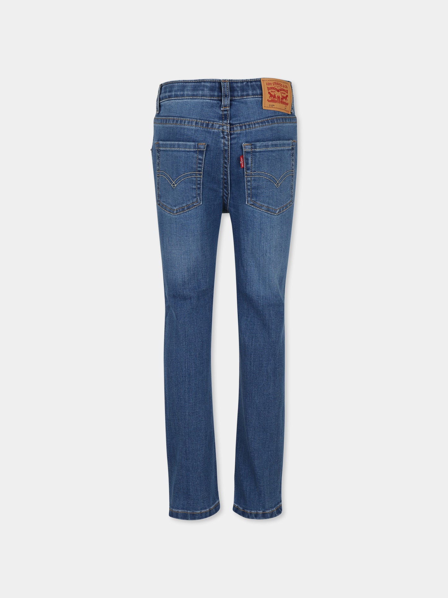 Jeans 510 blu per bambino con logo,Levi's Kids,24SLK8EC758 M8R