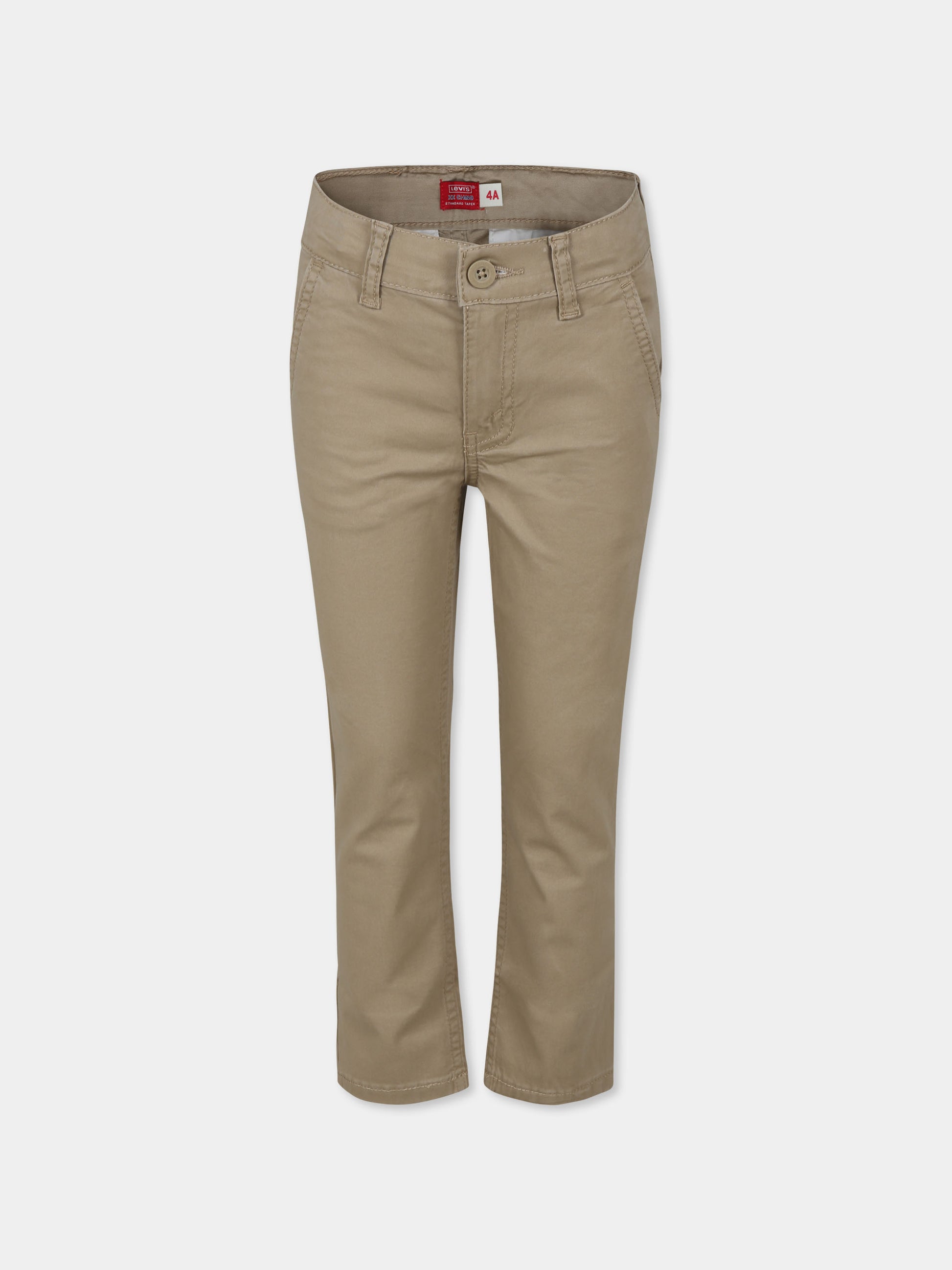 Pantaloni marroni per bambino con logo,Levi's Kids,24S24SMLK8EK792 Y16