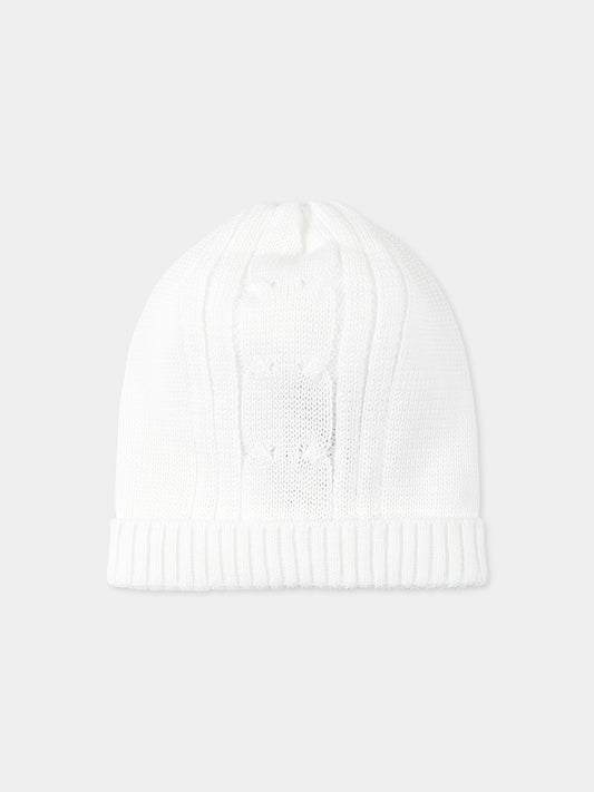 Cappello bianco per neonati,Little Bear,1114 BIANCO