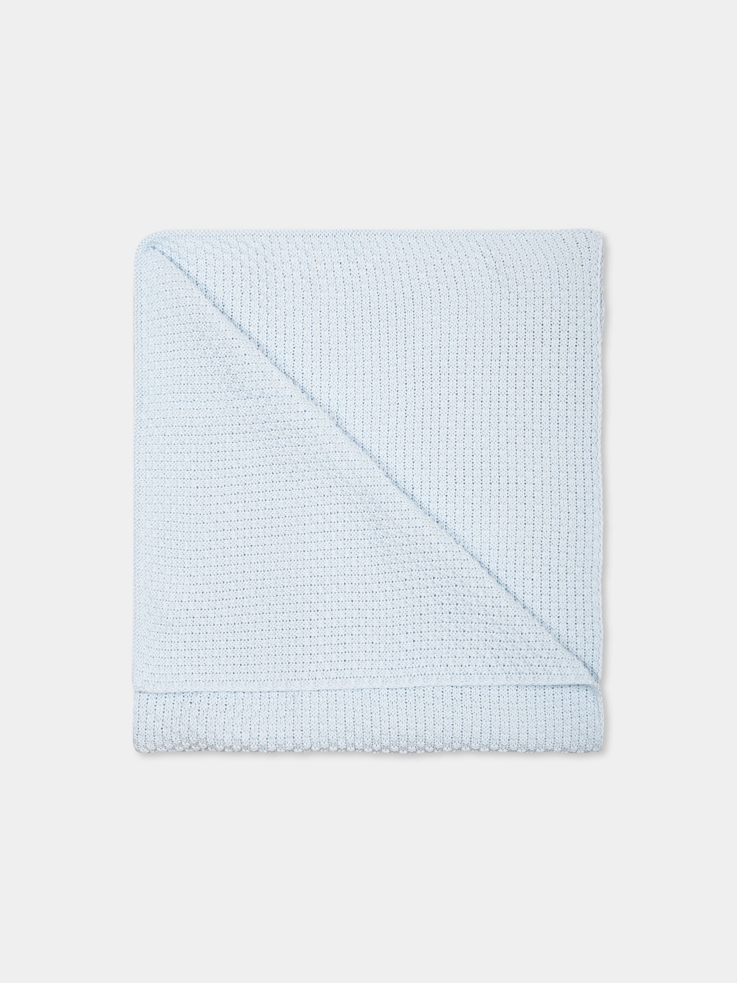 Light blue blanket for baby boy