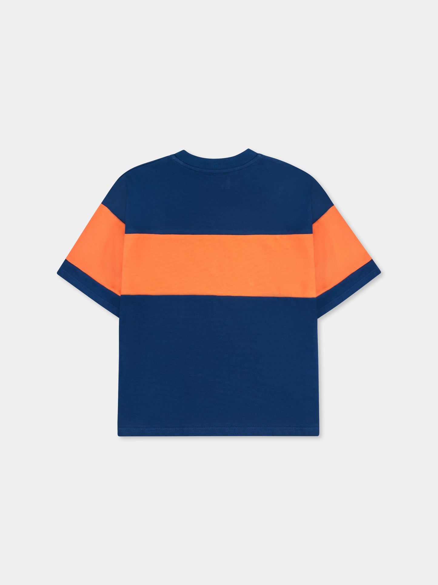 T-shirt blu per bambini con logo,Bobo Choses,B125AC126