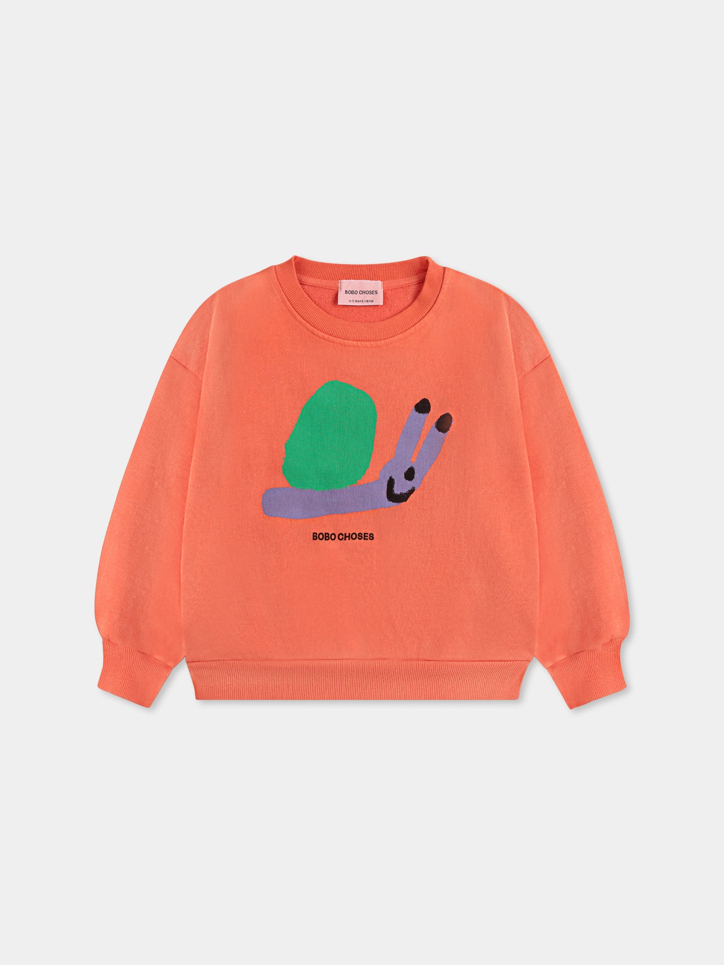 Felpa rossa per bambini con lumaca,Bobo Choses,B125AC031