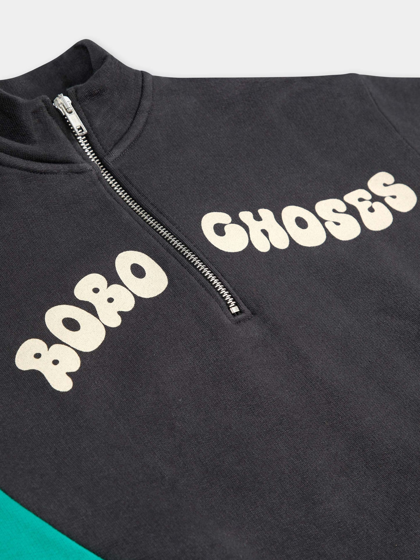 Felpa blu per bambini con logo,Bobo Choses,B125AC046