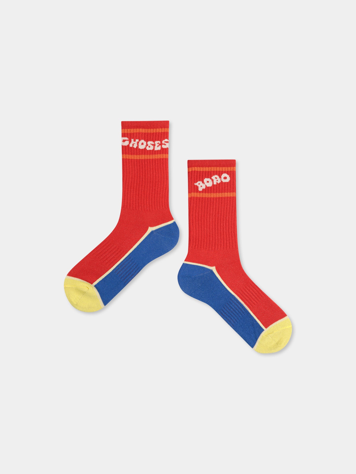 Multicolor sock set for kids with logo
