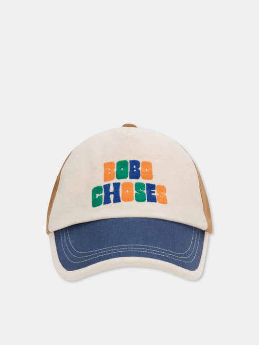 Cappello multicolor per bambini con logo,Bobo Choses,B125AI037