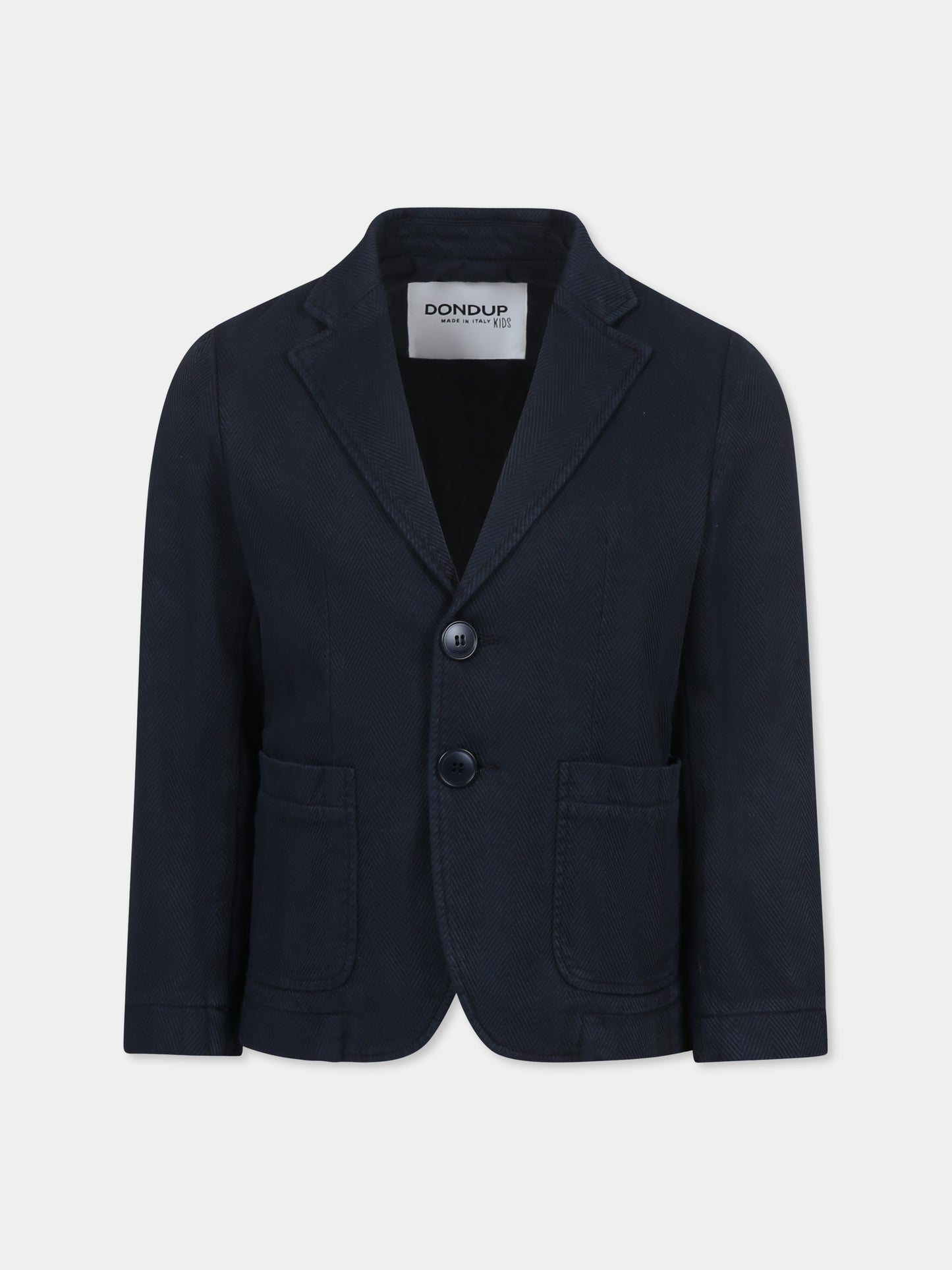 Giacca blu per bambino con logo,Dondup Kids,DMGC015 0 CE017 4291