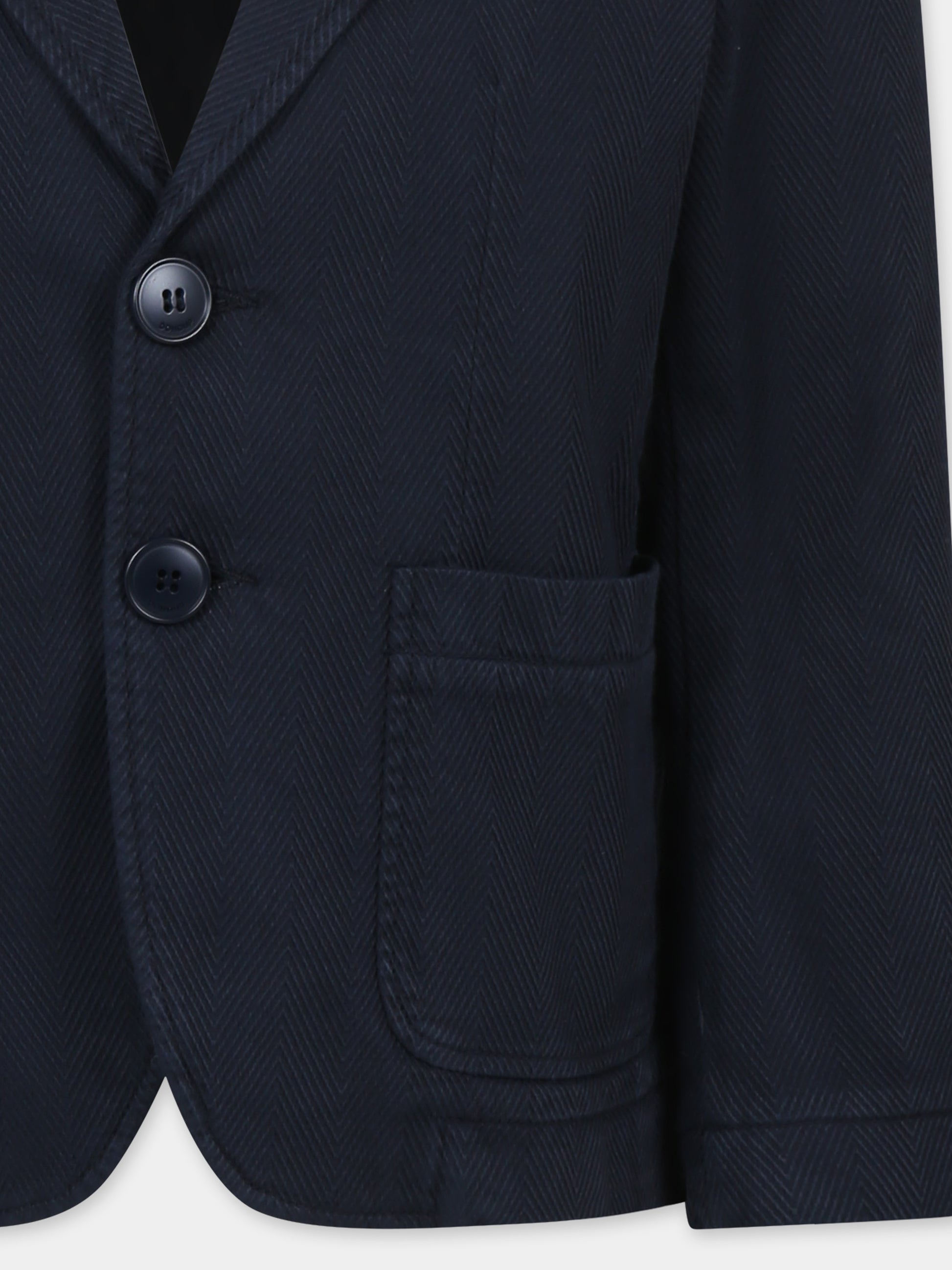 Giacca blu per bambino con logo,Dondup Kids,DMGC015 0 CE017 4291