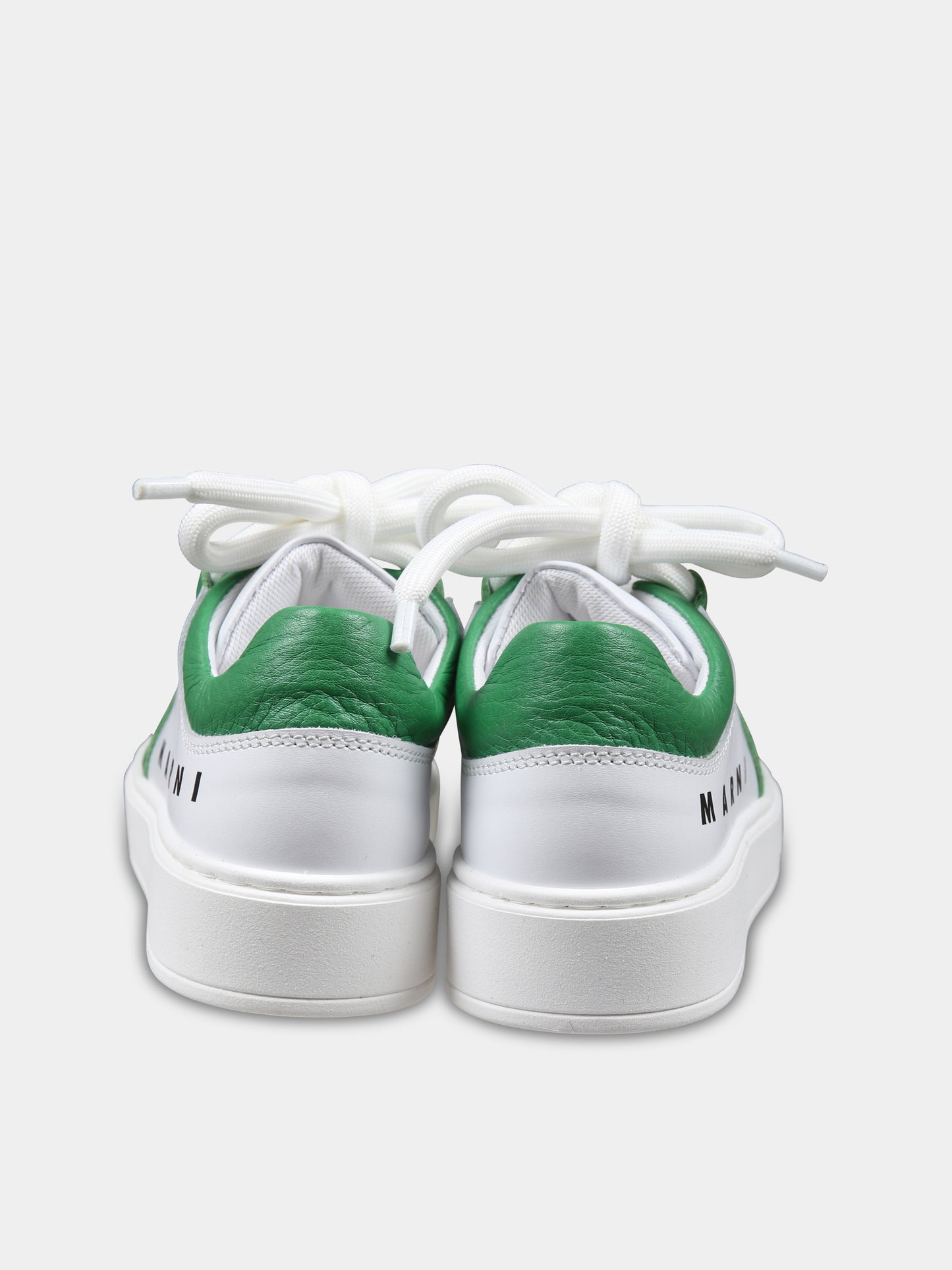 Sneakers bianche per bambini con logo,Marni Kids,79573 2