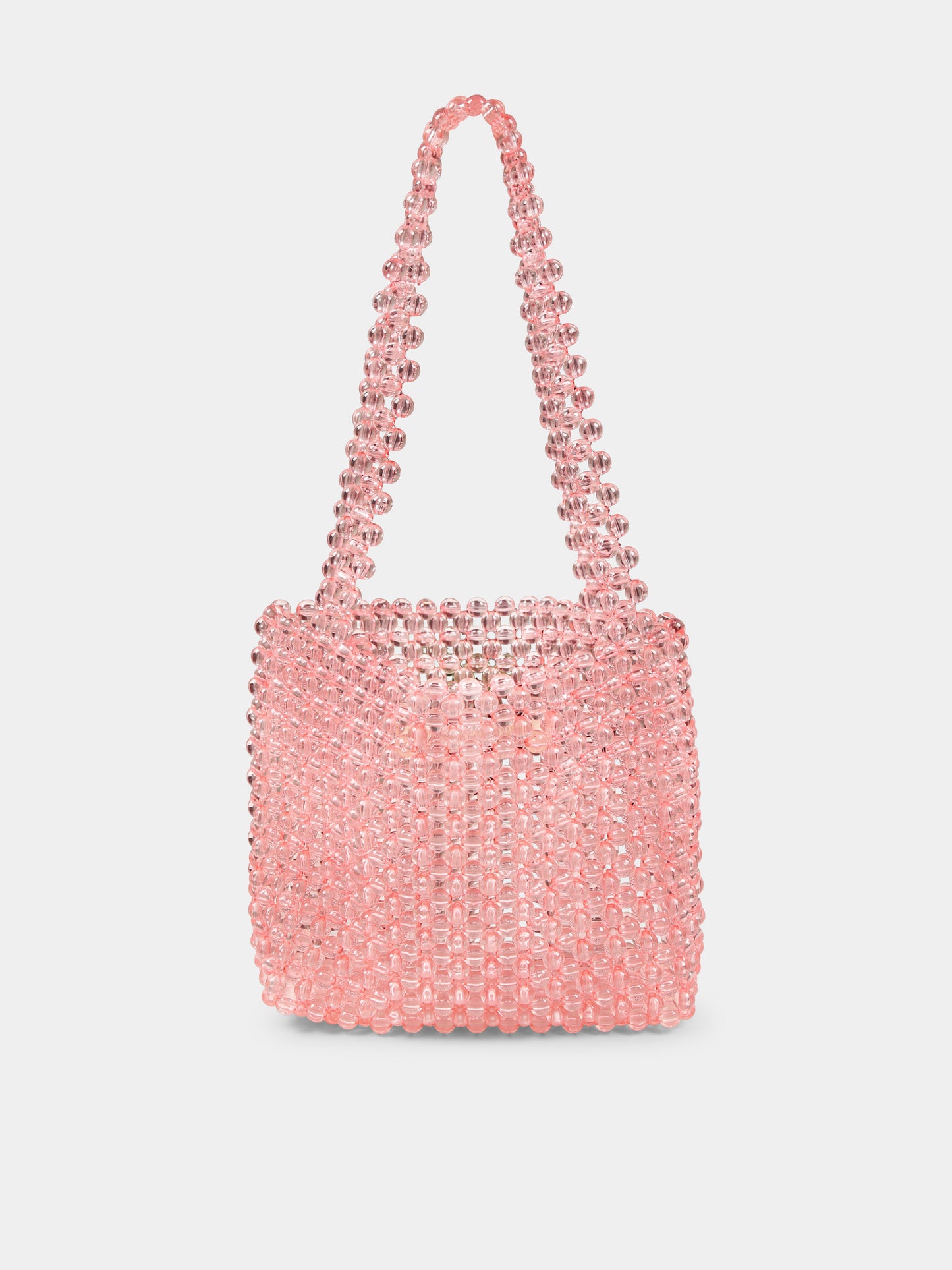 Pink bag for girl with cherries