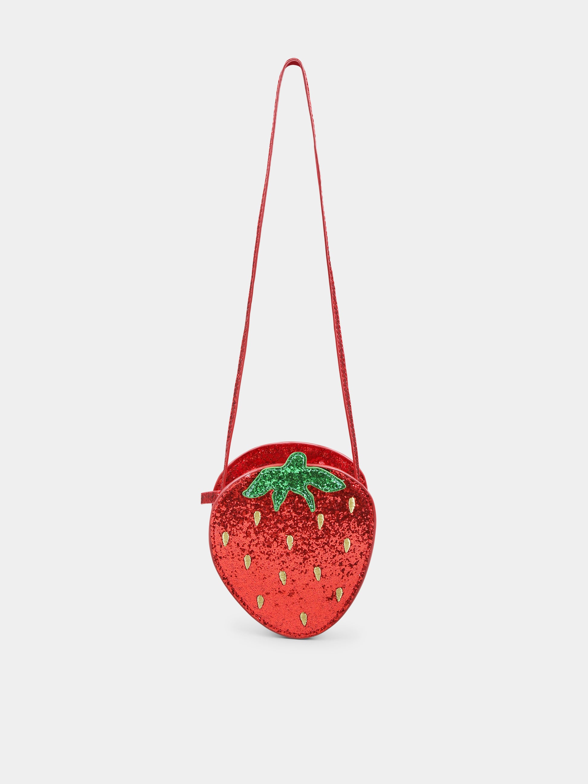Borsa rossa per bambina con fragola,Konges Sløjd,KS102388 BARBADOS CHERRY