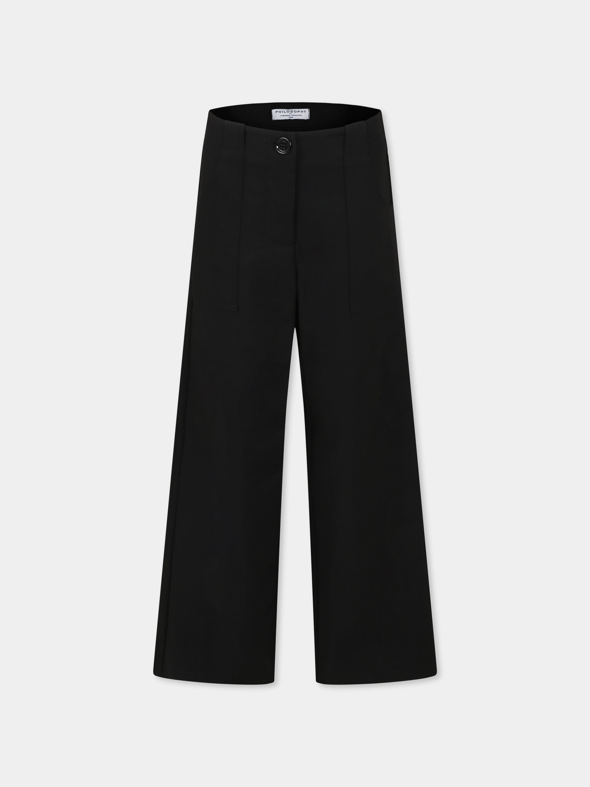 Pantaloni neri per bambina,Philosophy,I1E411 5133 P050