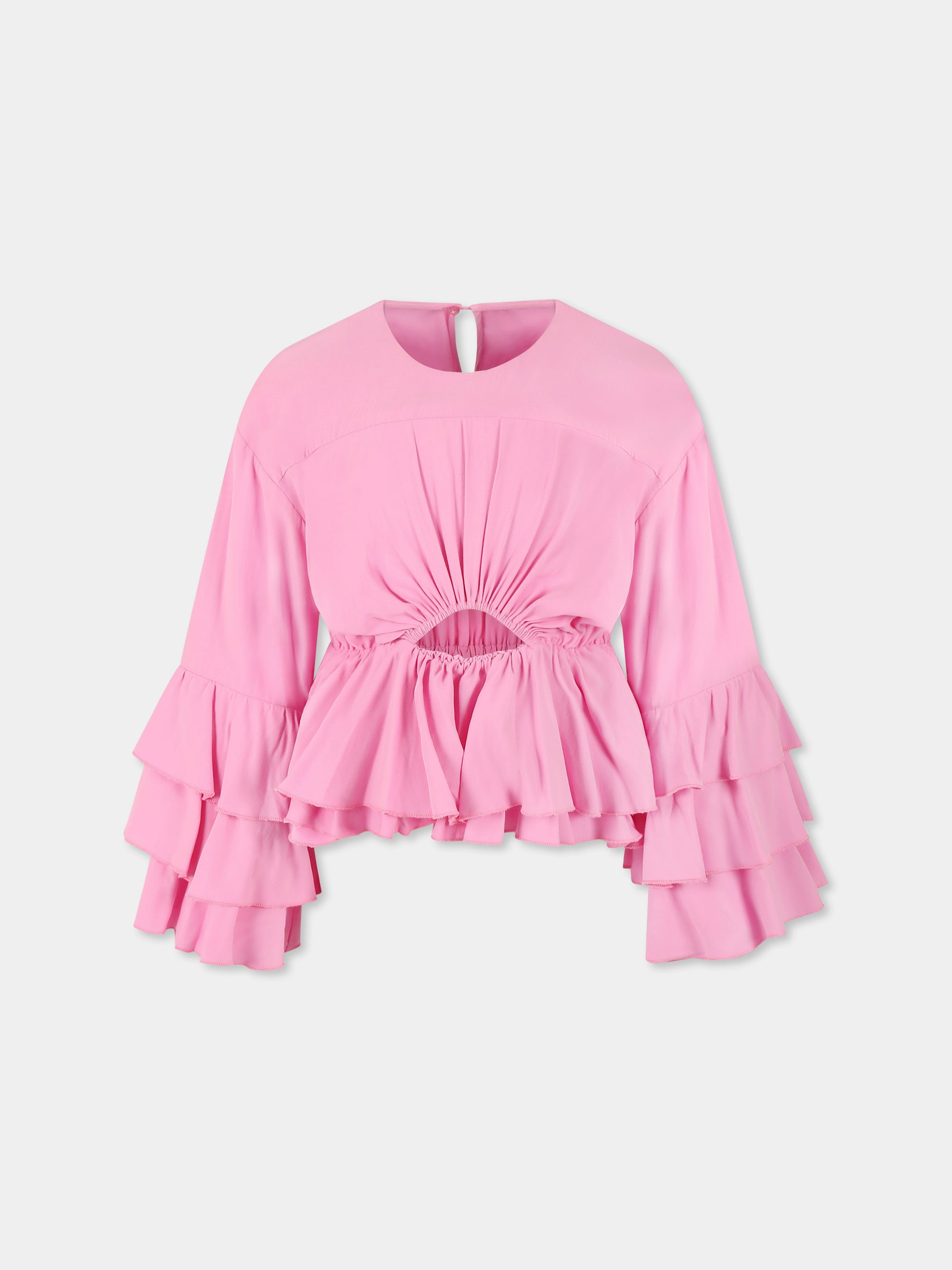 Top rosa per bambina,Pinko,KFCA007 0 VI024 C038