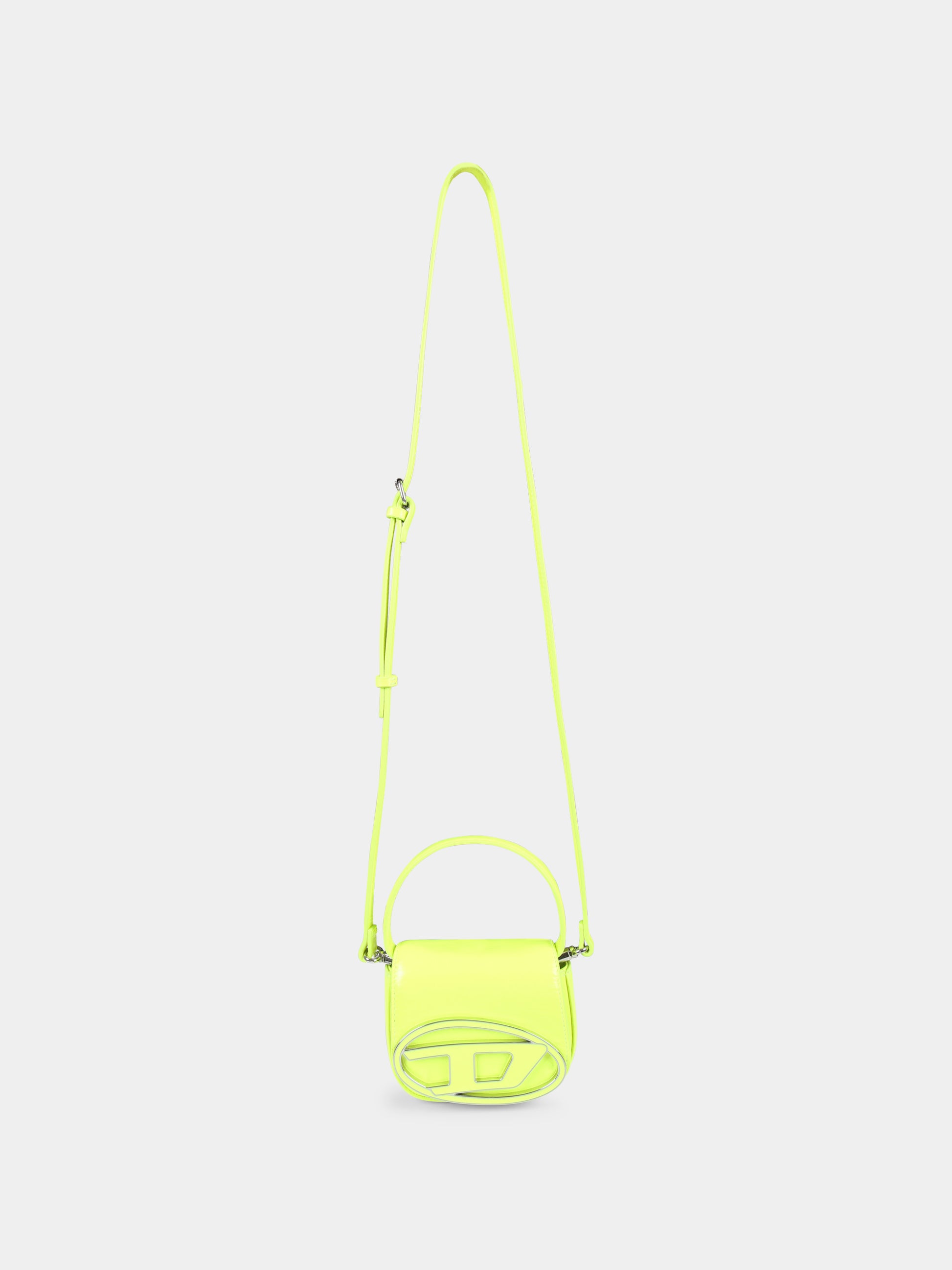 Borsa gialla per bambina con logo,Diesel,J01572 P3193 T3121