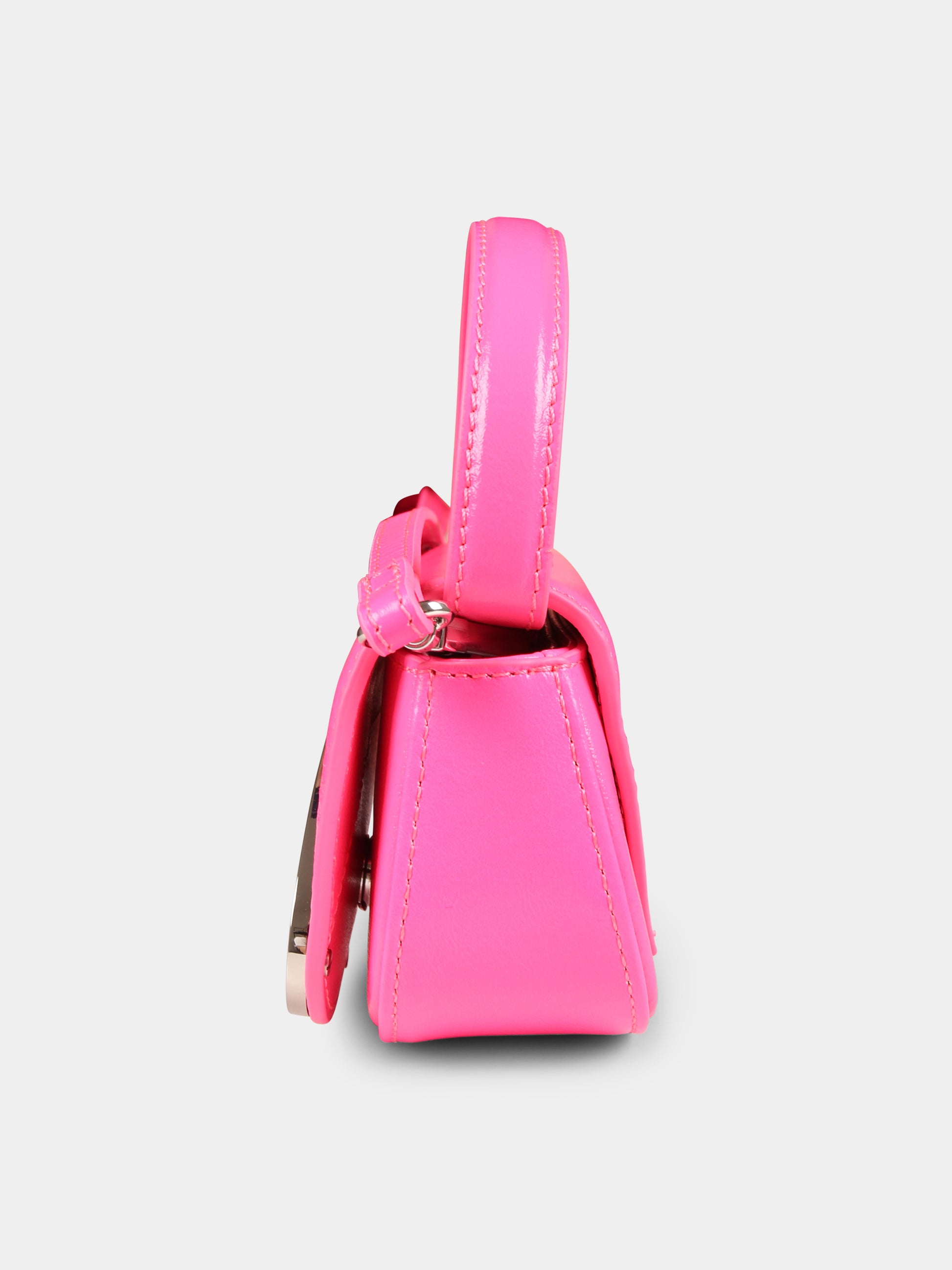 Borsa rosa per bambina con logo,Diesel,J01572 P3193 T4343