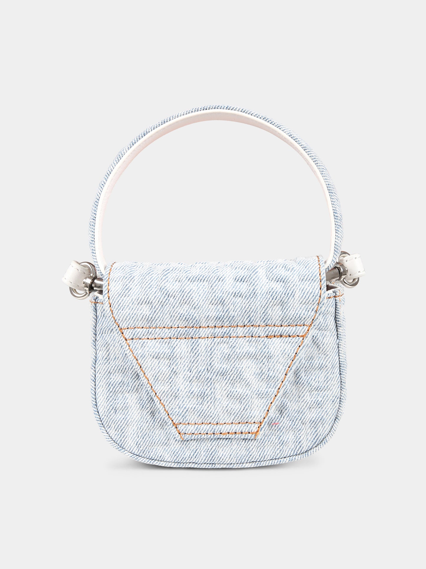 Borsa blu per bambina con logo,Diesel,J01572 P5142 H0918