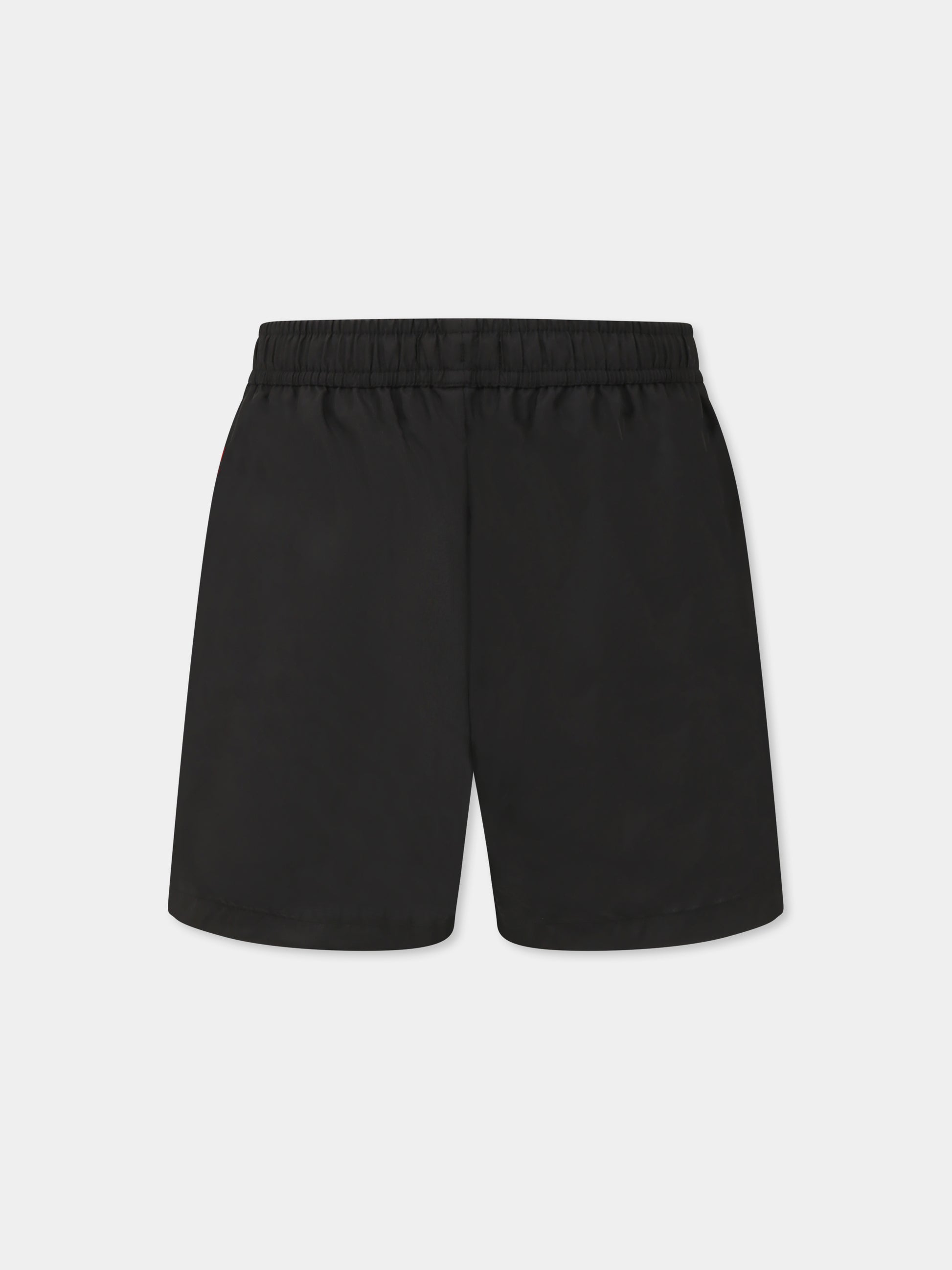 Boxer mare nero per bambino con Teddy Bear,Moschino Kids,HRL01C LKA02 60100