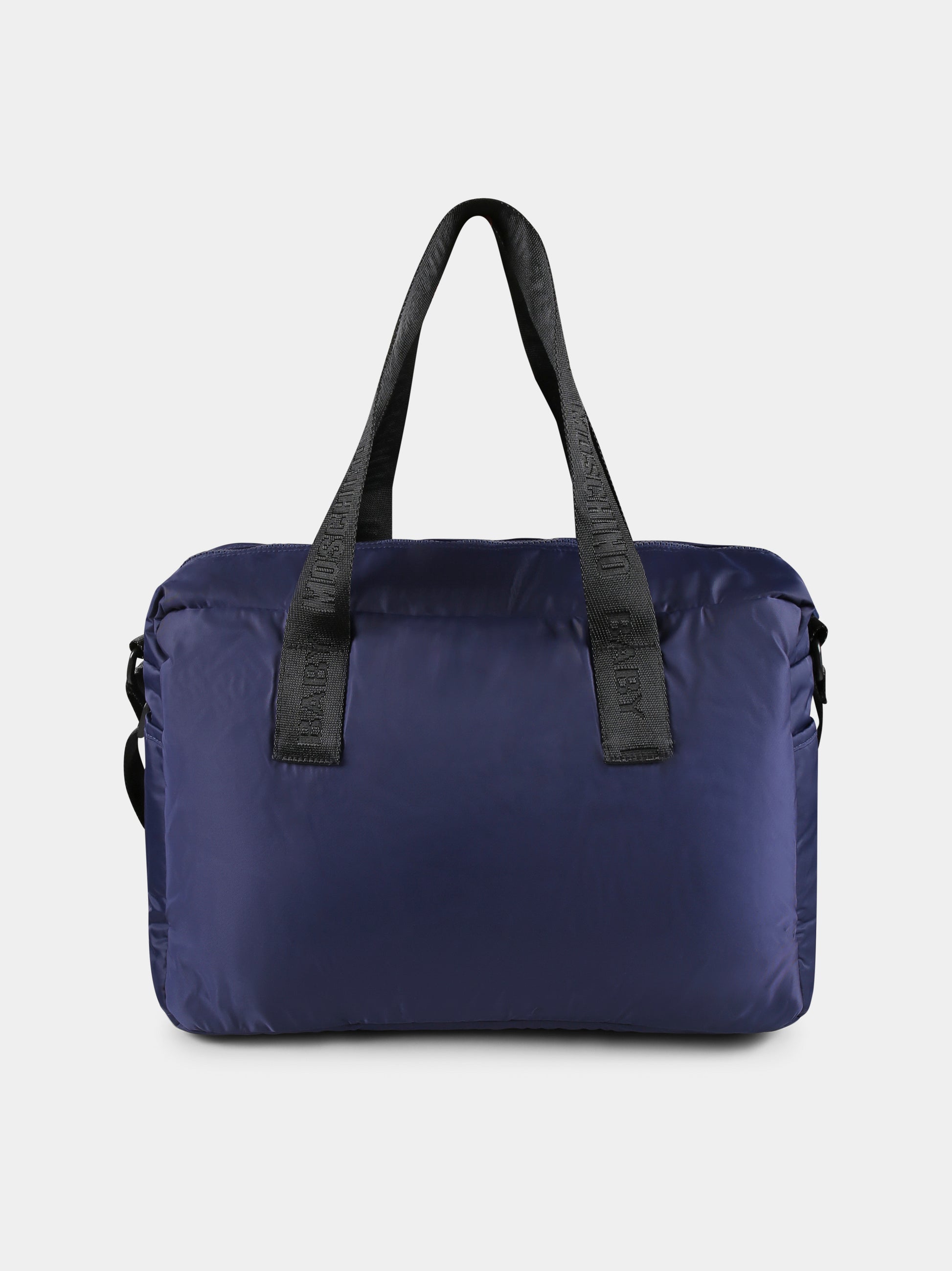 Borsa mamma blu per neonato con Teddy Bear,Moschino Kids,MUX05C L3A89 40016