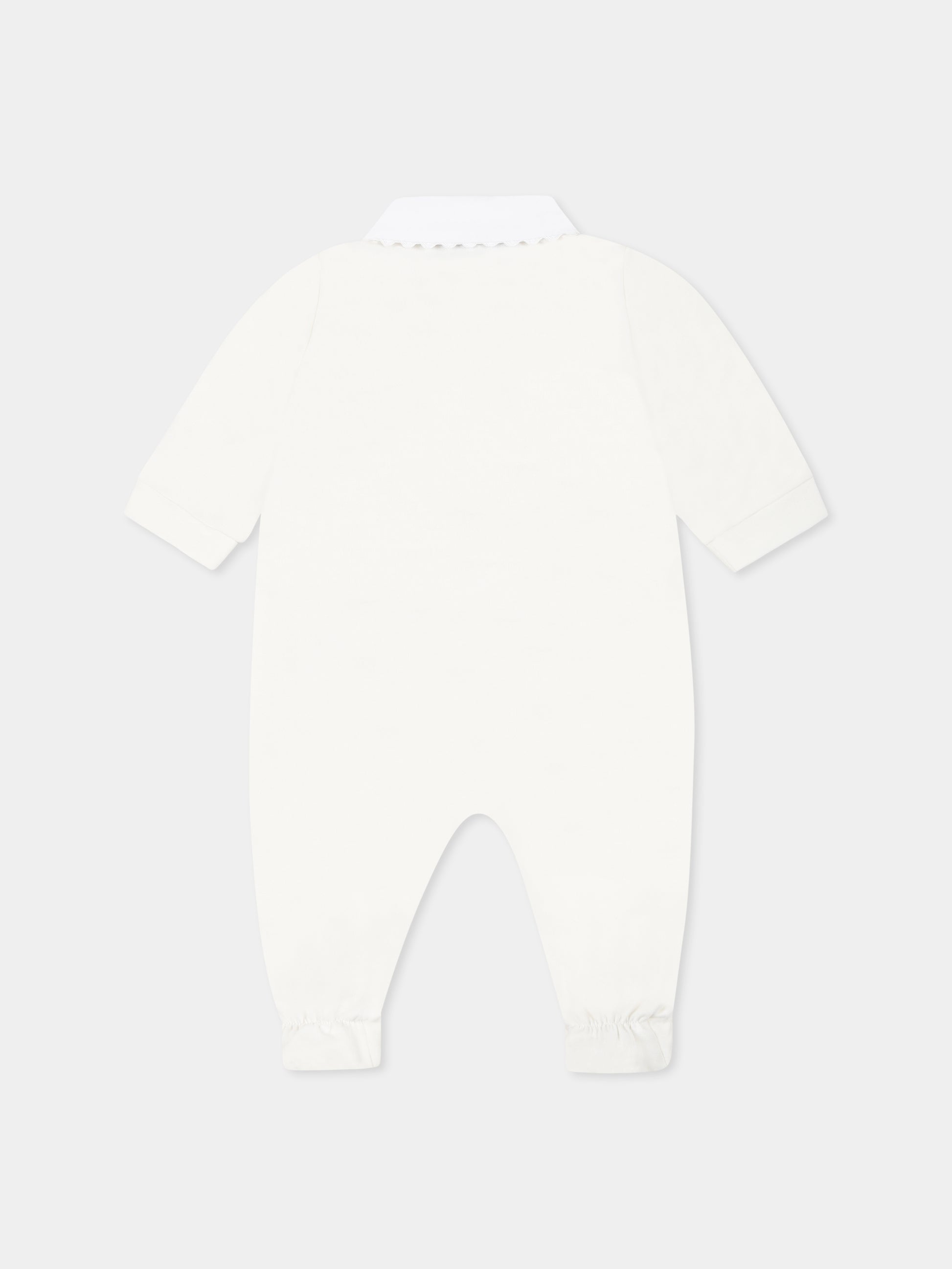 Tutina avorio per neonati con Teddy Bear,Moschino Kids,MUY07L LCA19 10063